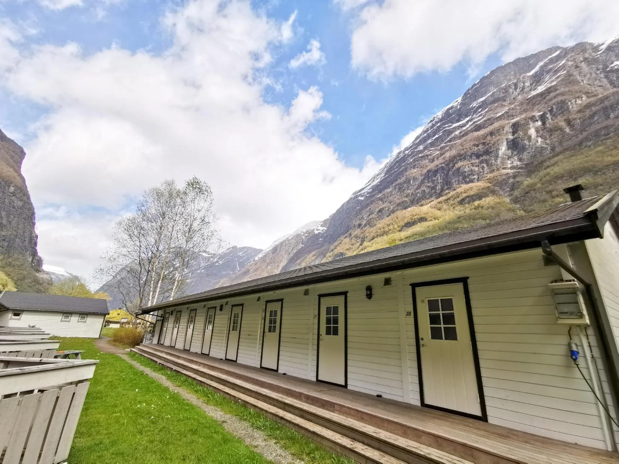 Natural landscape in Gudvangen Fjordtell