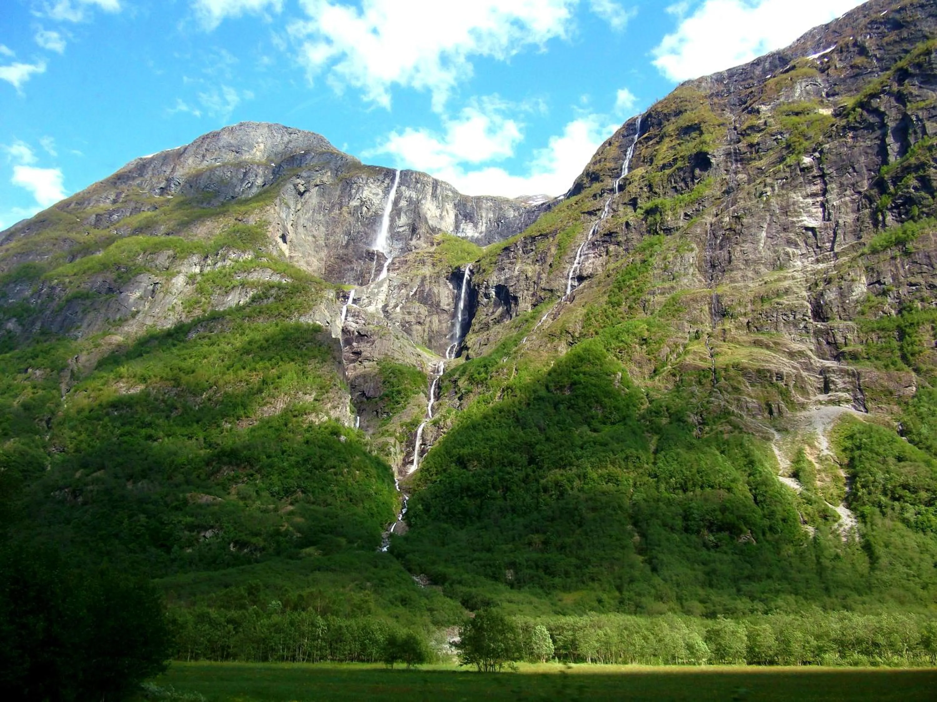 Natural landscape in Gudvangen Fjordtell