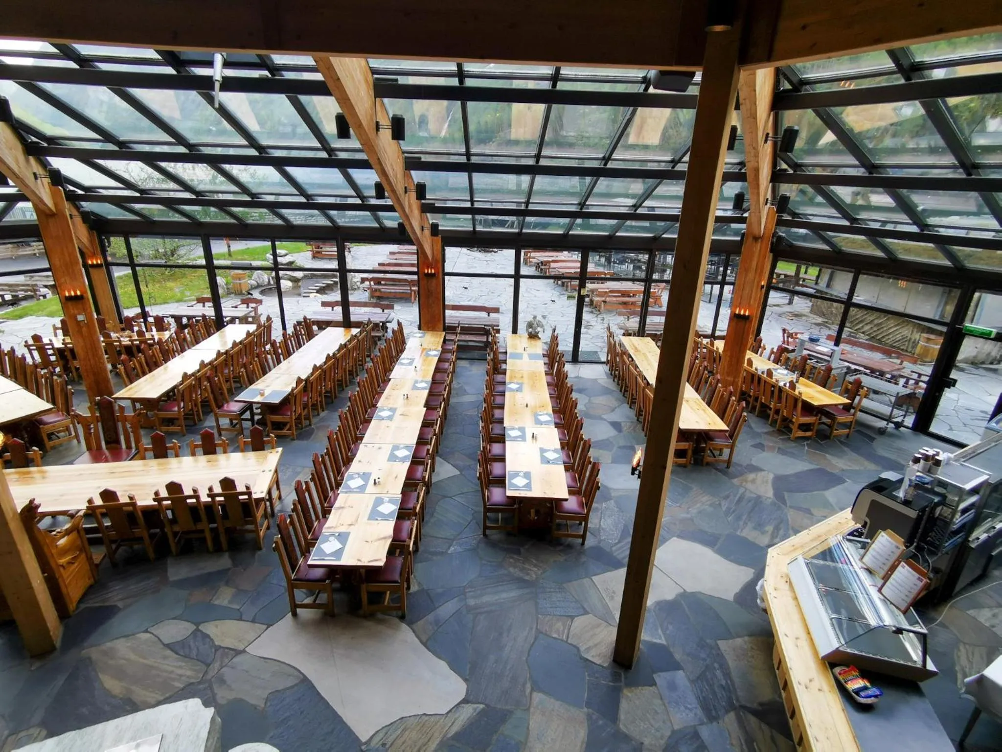 Restaurant/places to eat in Gudvangen Fjordtell