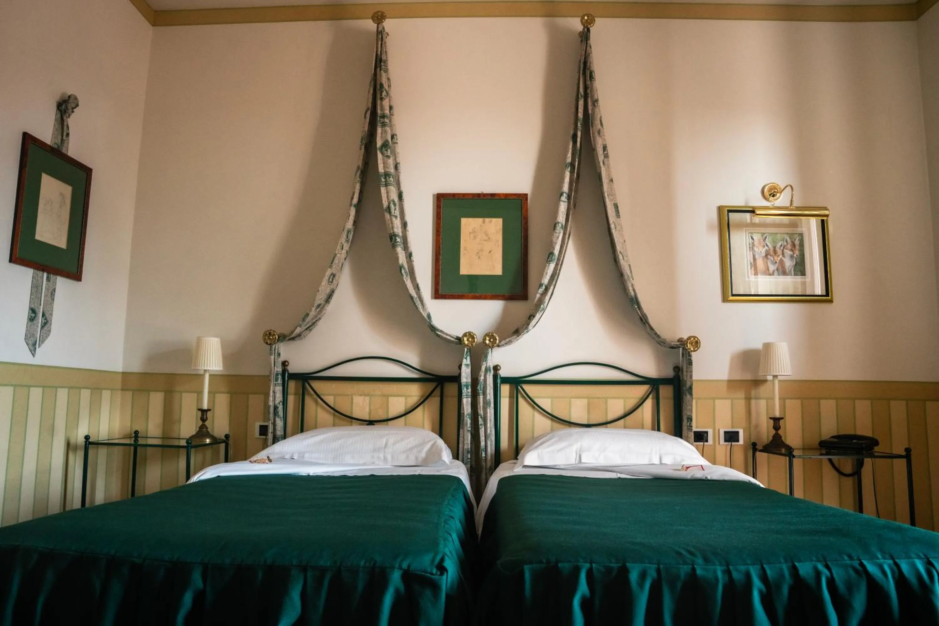 Bed in Relais Villa Pomela