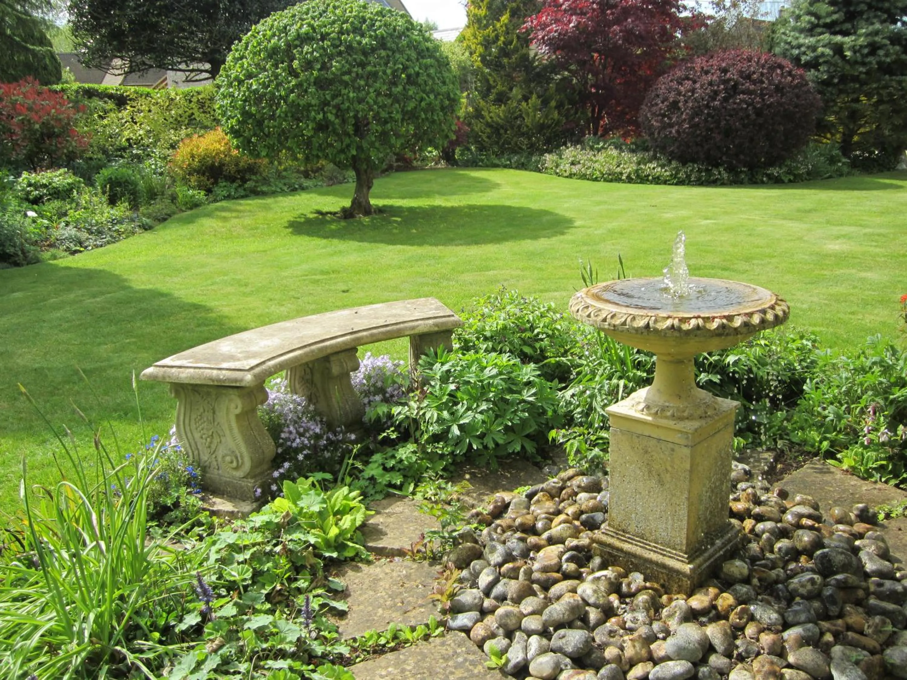 Garden in Coombe House