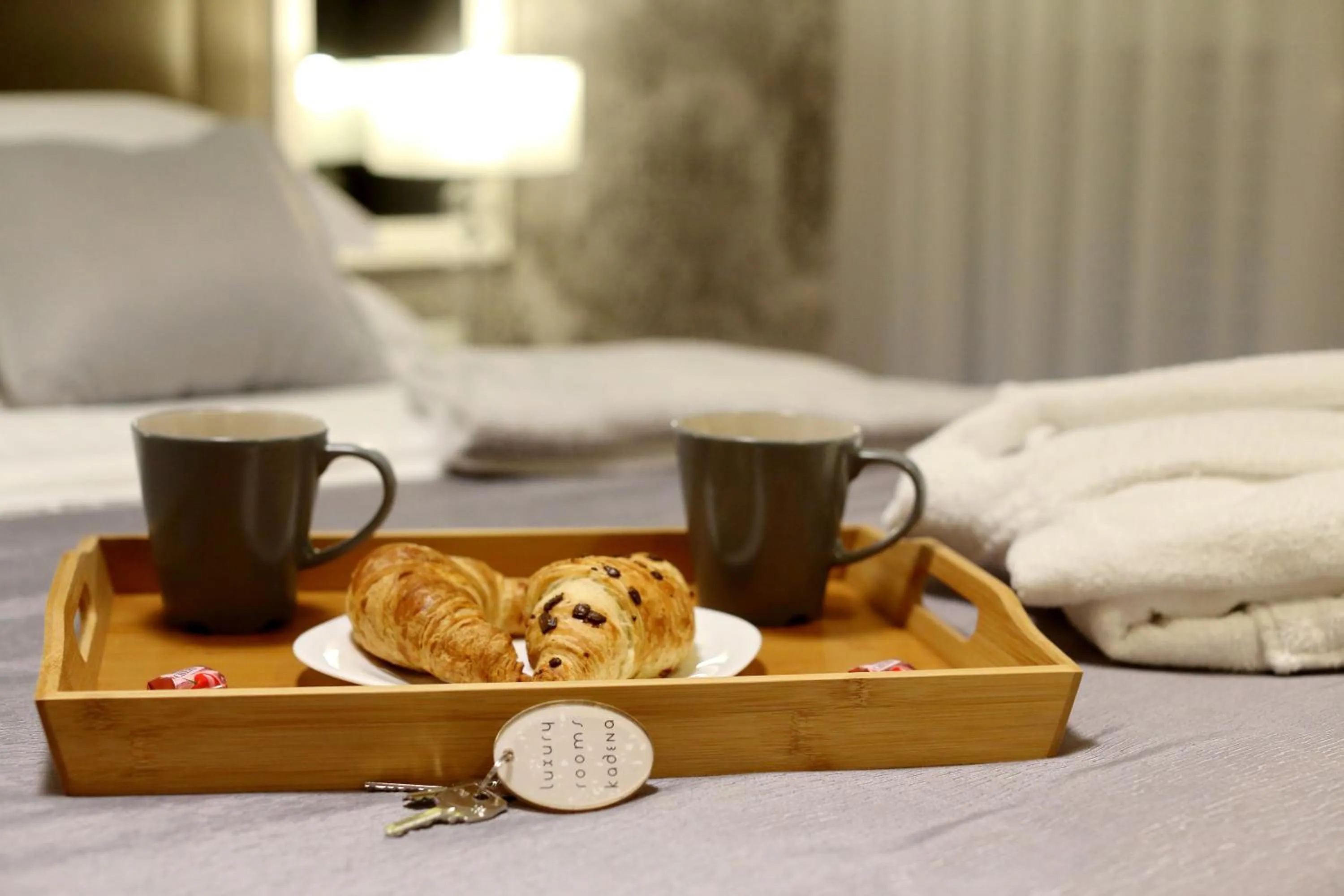 Coffee/tea facilities, Bed in Luxury rooms Kadena