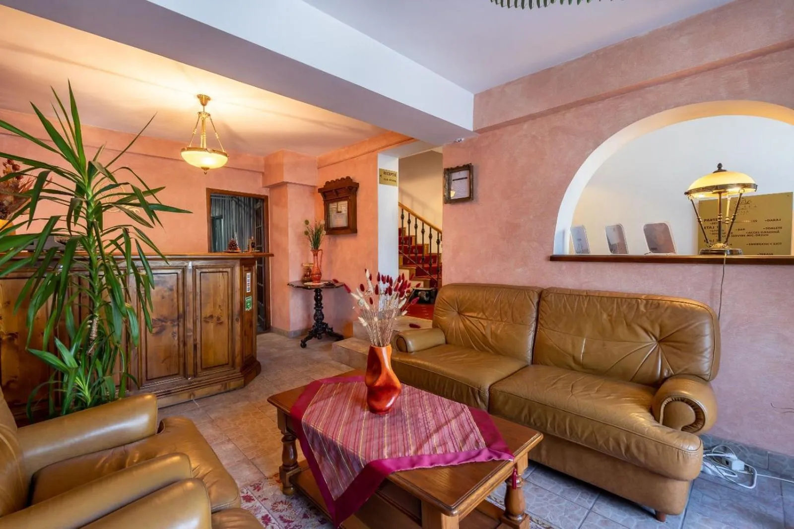 Lobby or reception in Villa-Hotel Escala