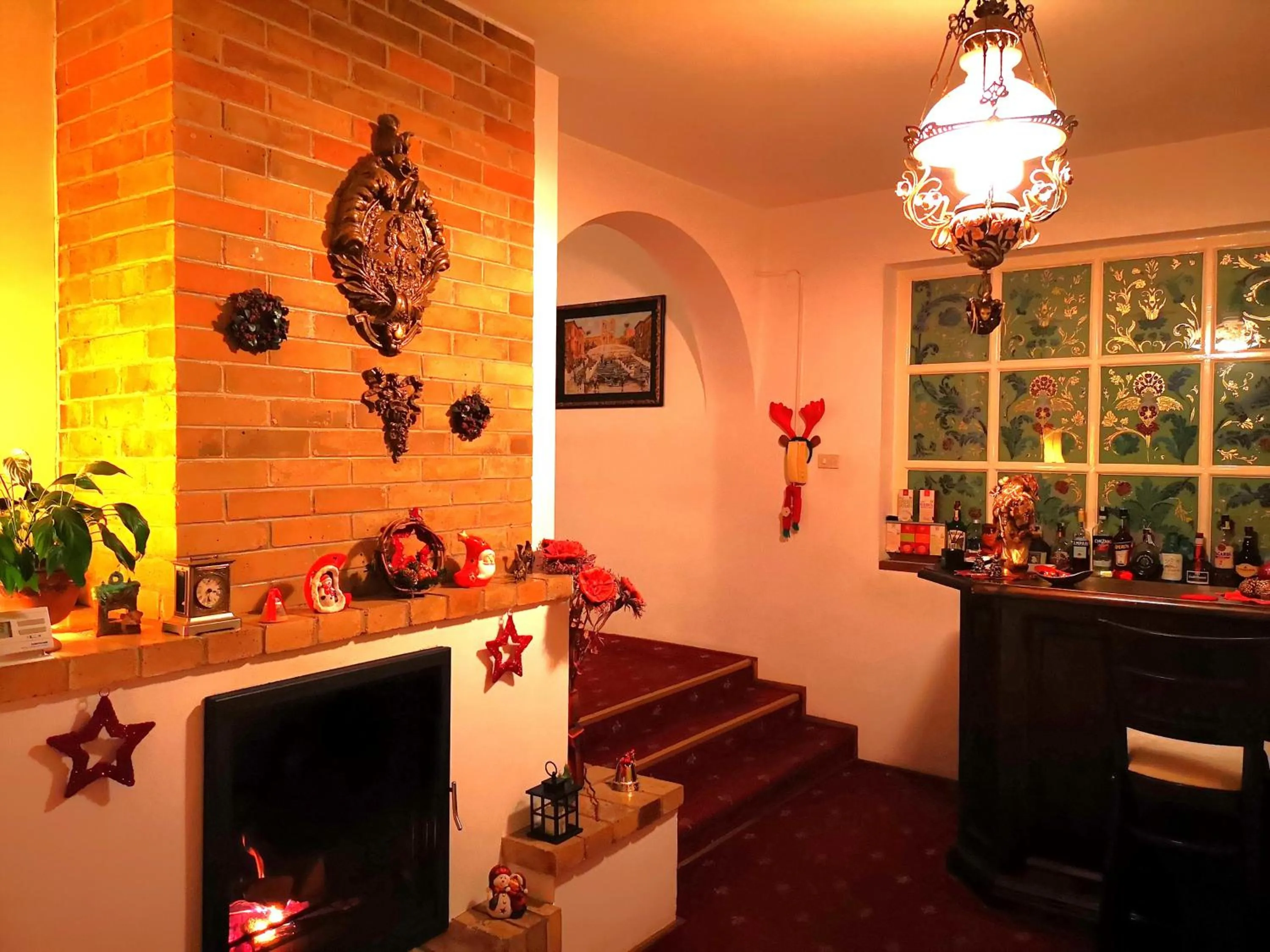 Lounge or bar in Villa-Hotel Escala