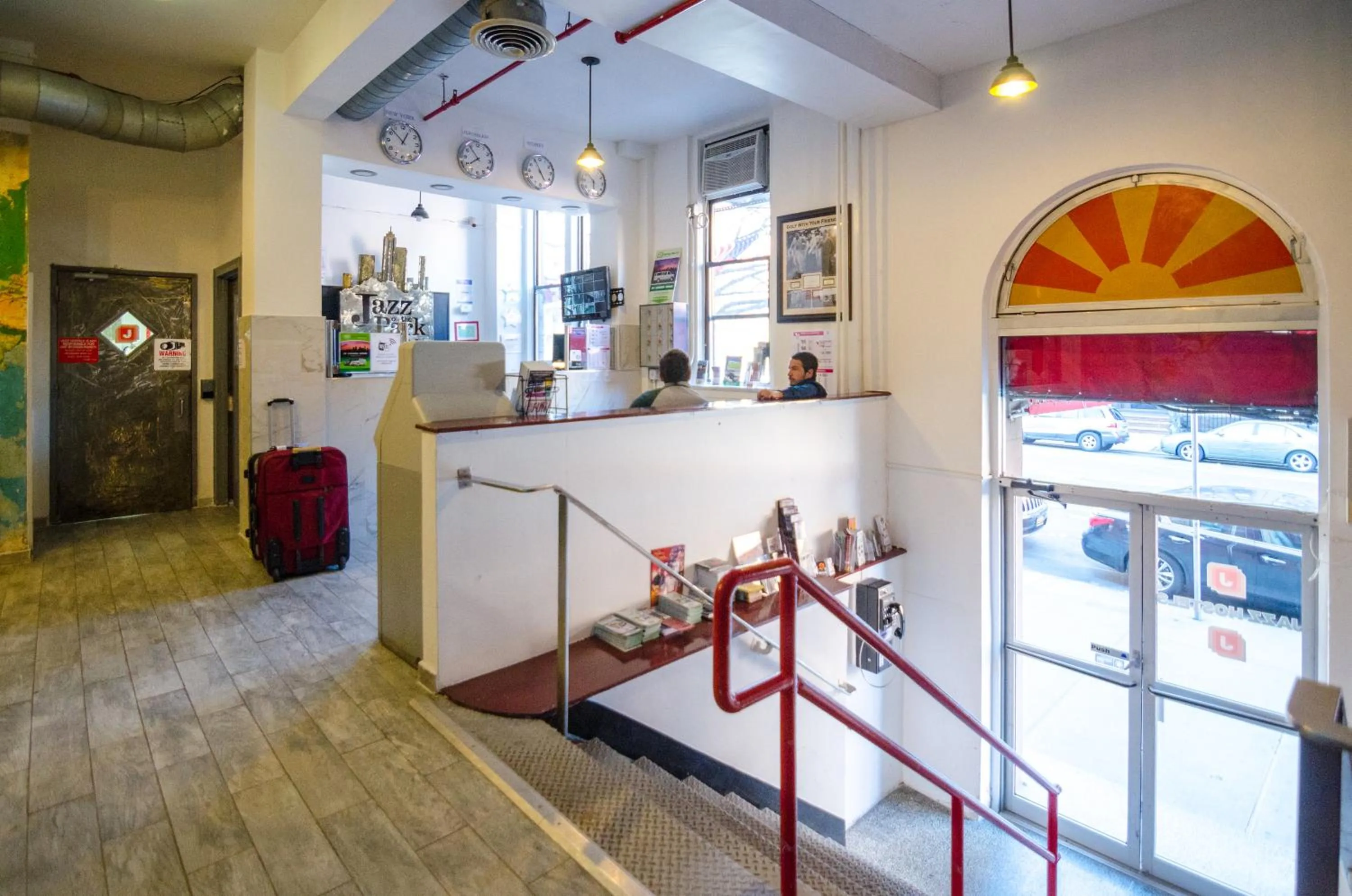 Lobby or reception in Jazz on the Park Youth Hostel