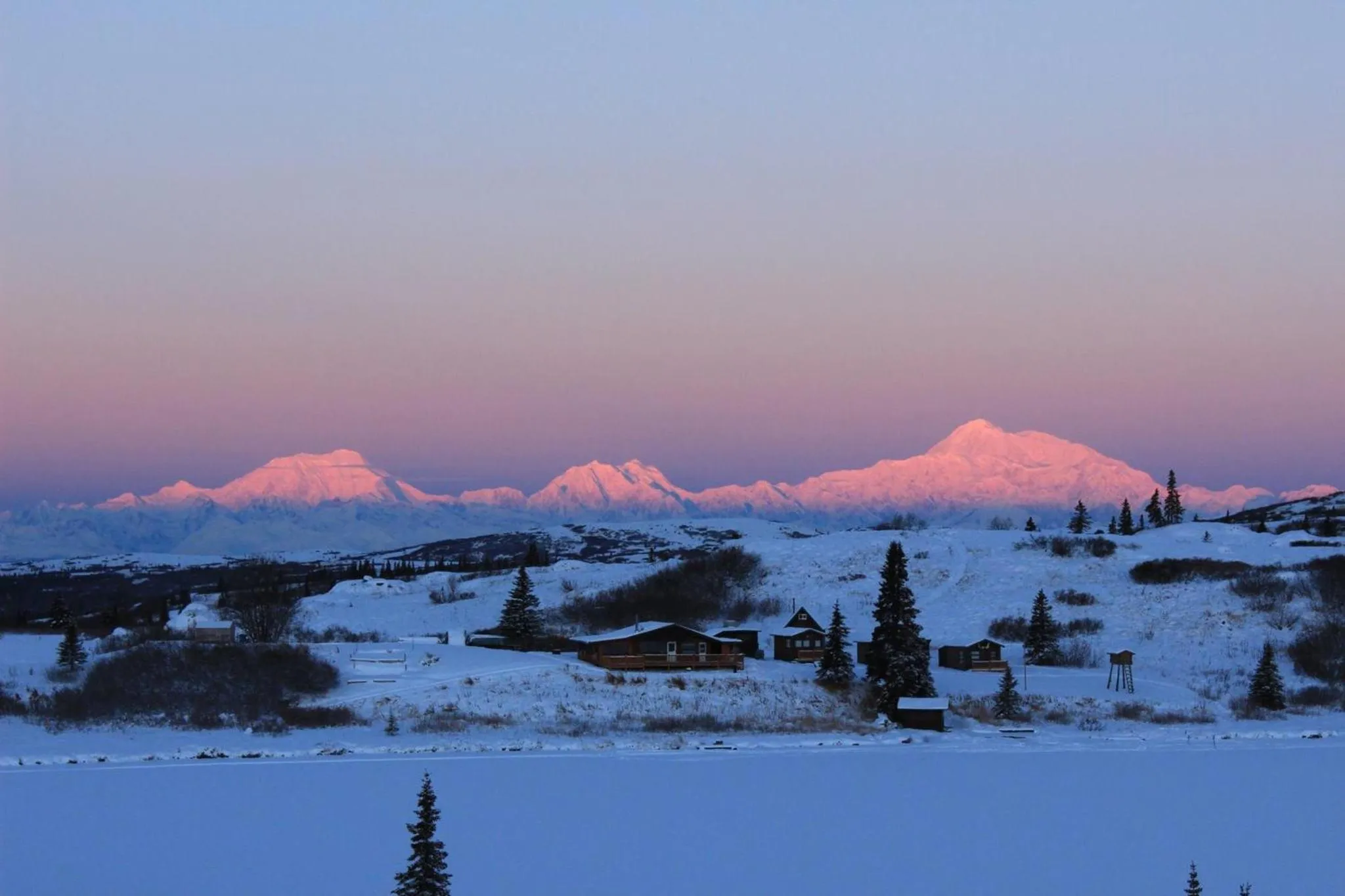 Bird's eye view in Caribou Lodge Alaska