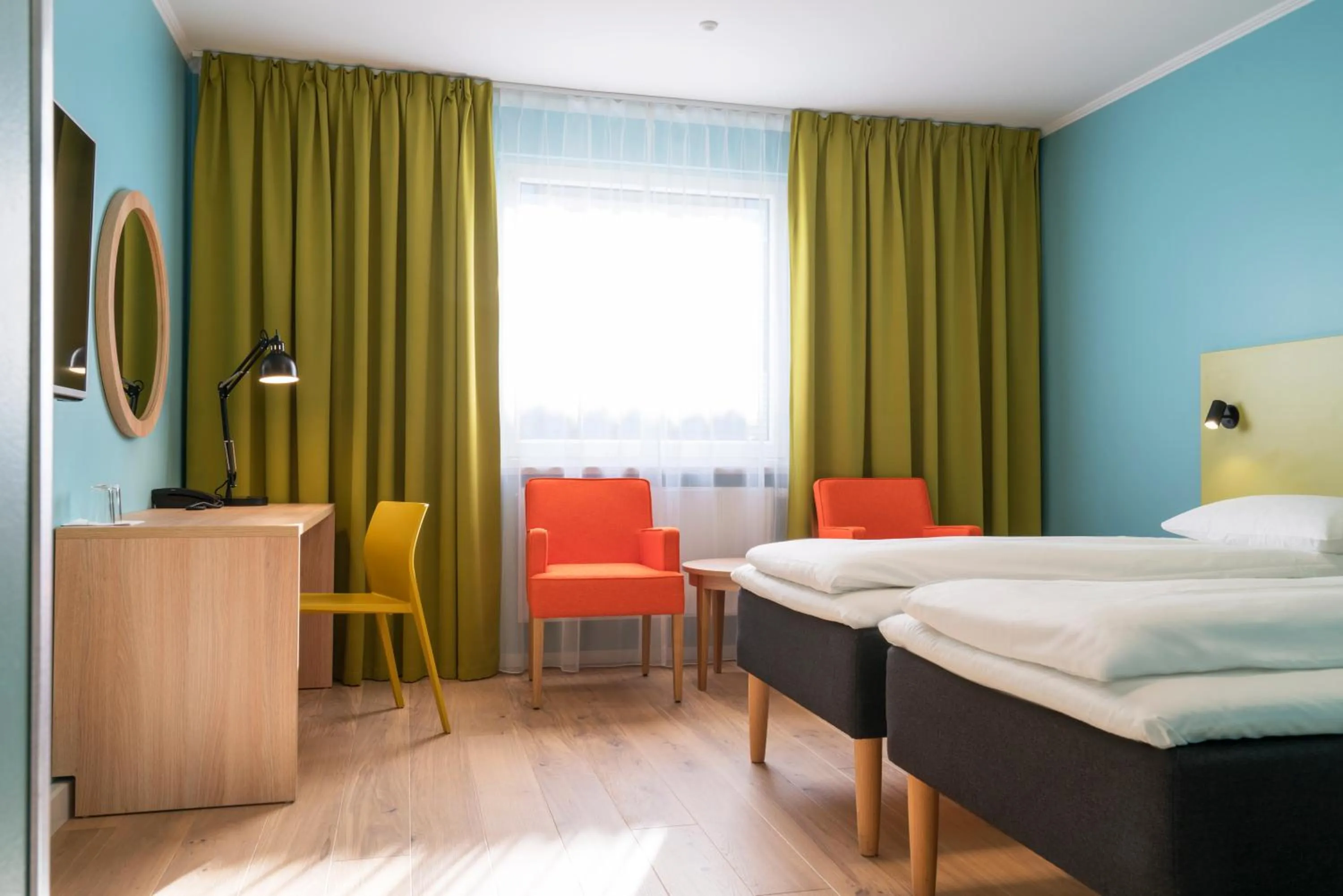 Photo of the whole room, Bed in Thon Hotel Gardermoen