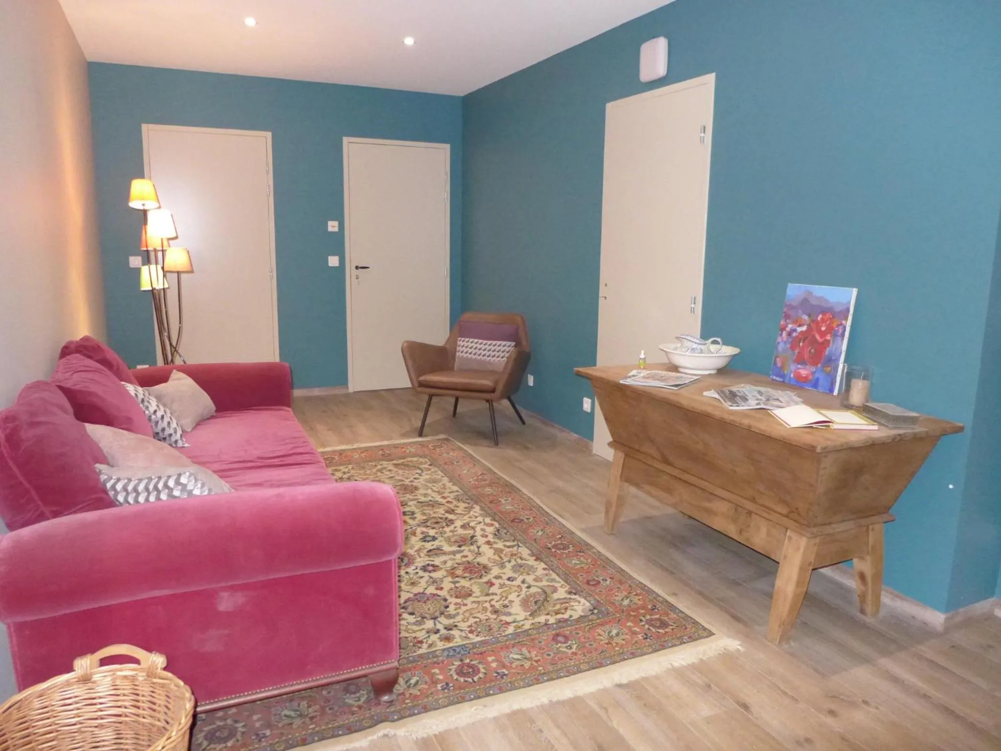 Lobby or reception in Le Moulin de Saint-Julien