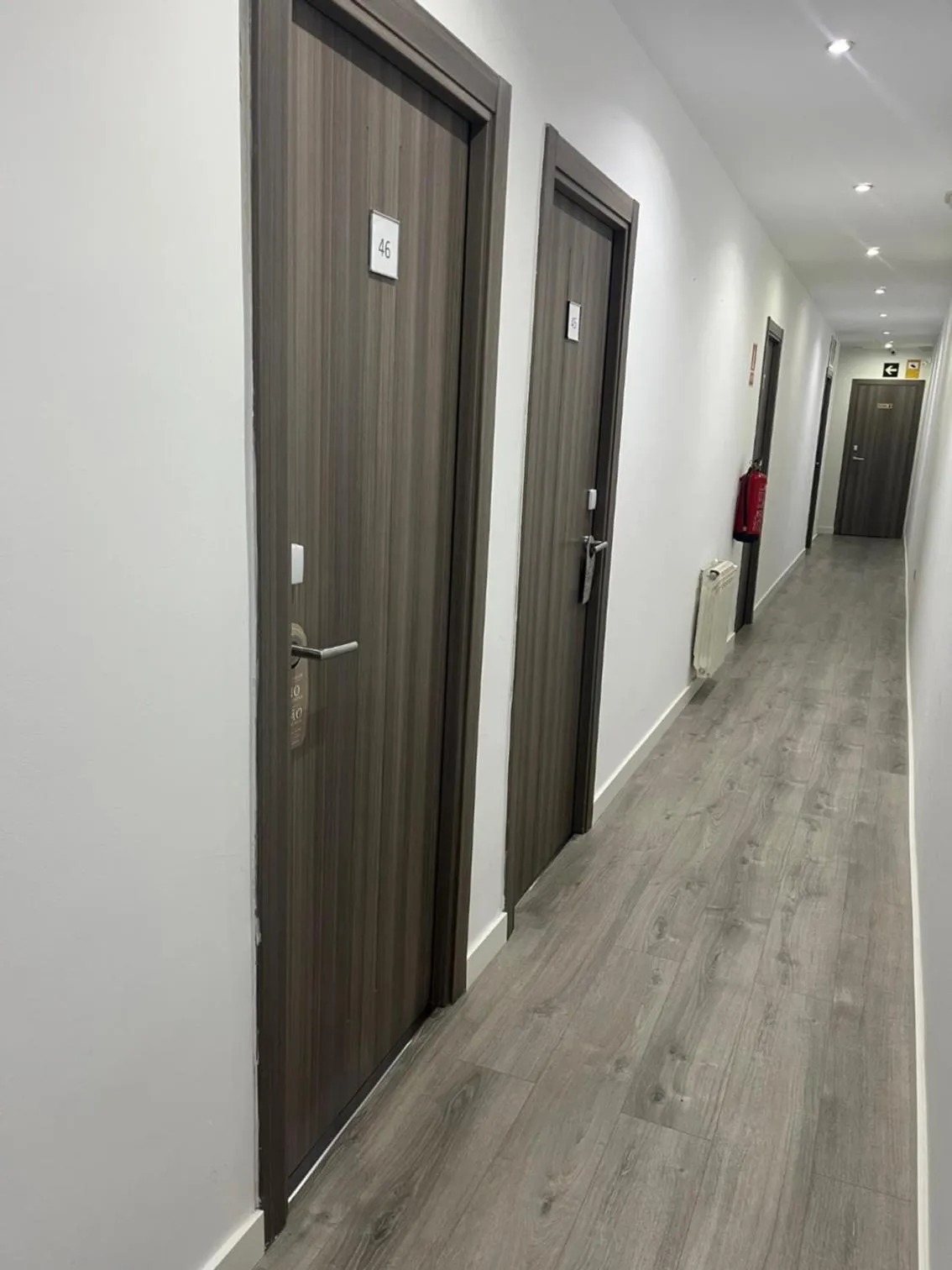 On site in Hostal Abril Madrid