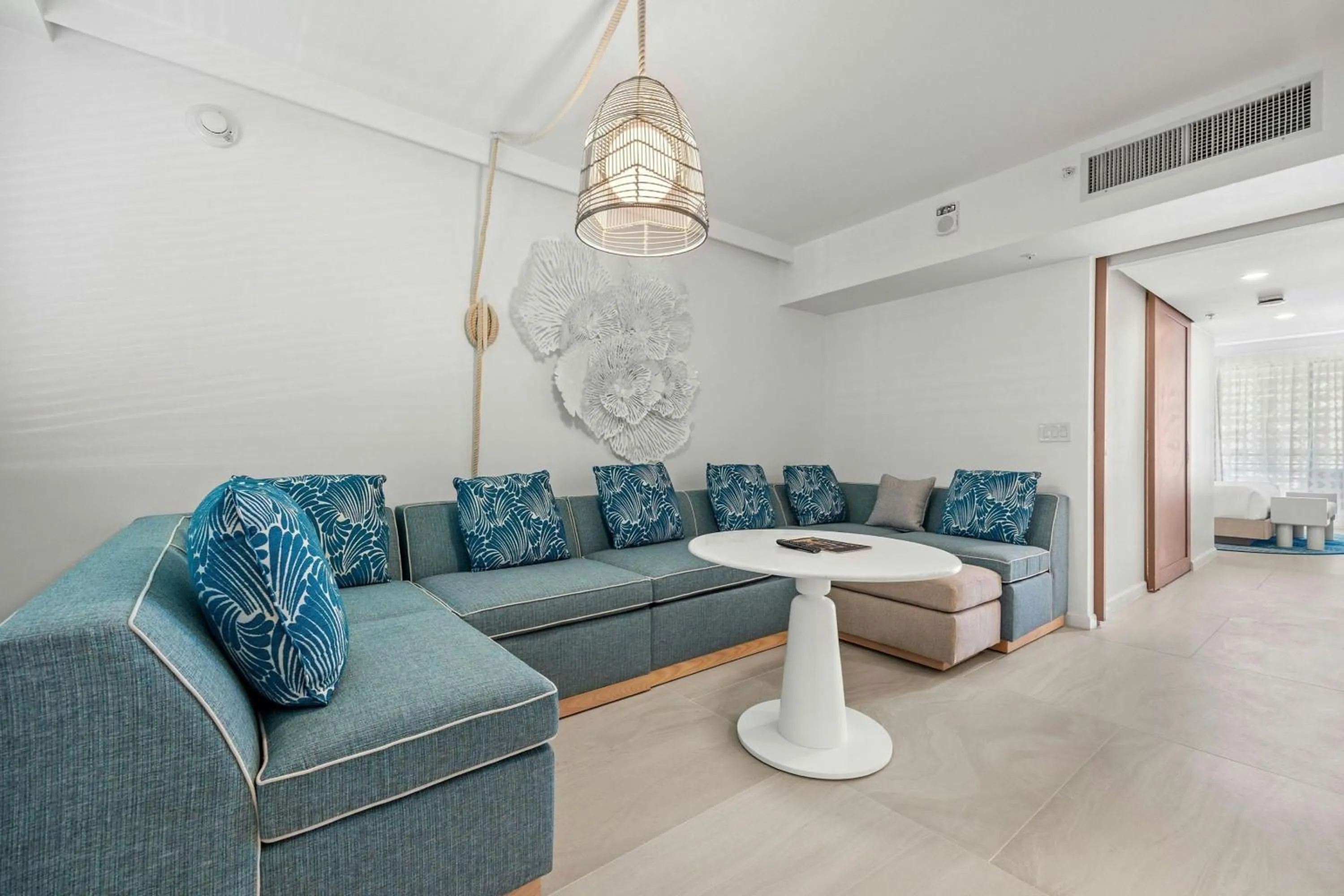 Living room in La Concha Resort, Puerto Rico, Autograph Collection