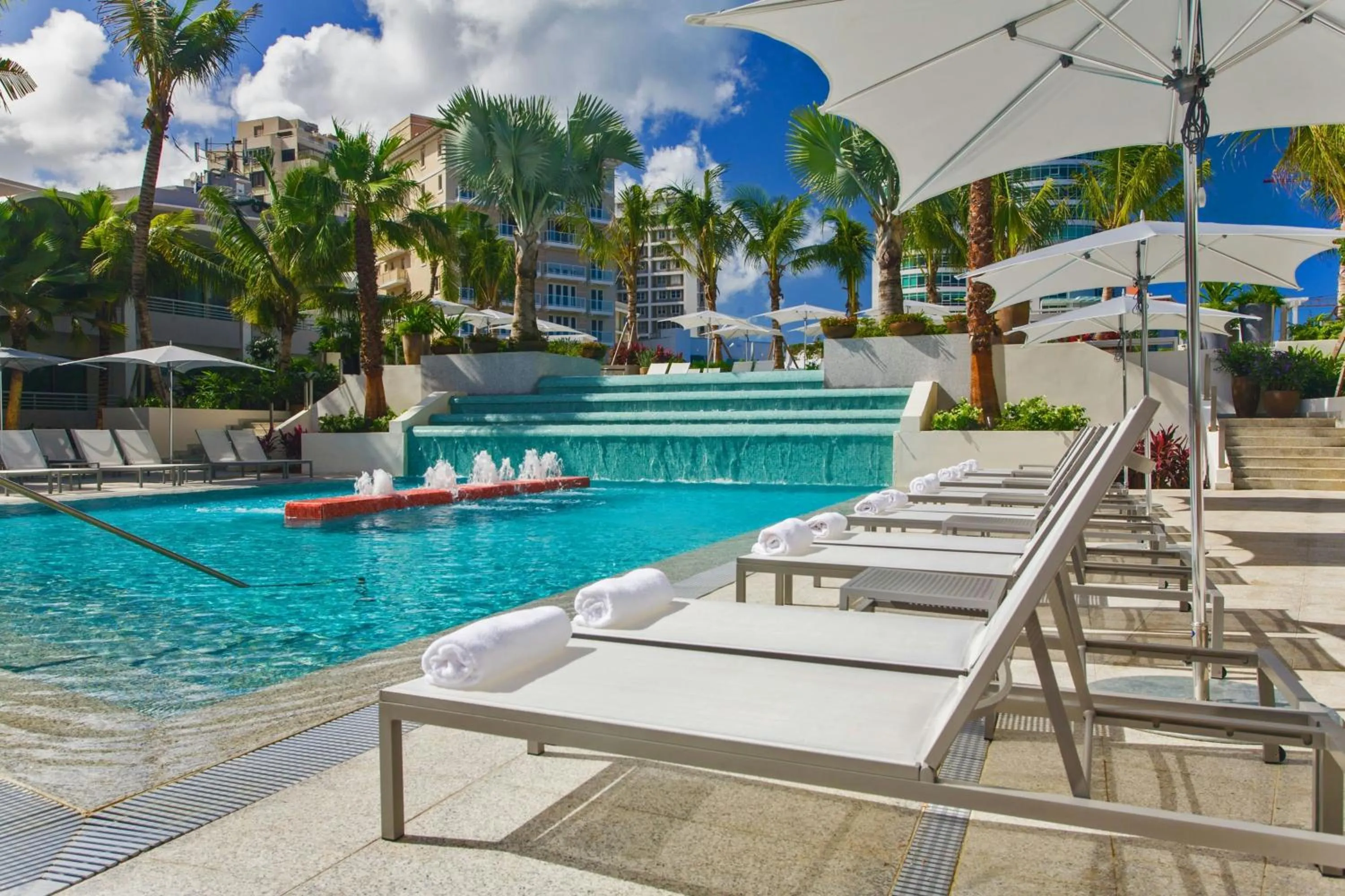 Swimming pool in La Concha Resort, Puerto Rico, Autograph Collection