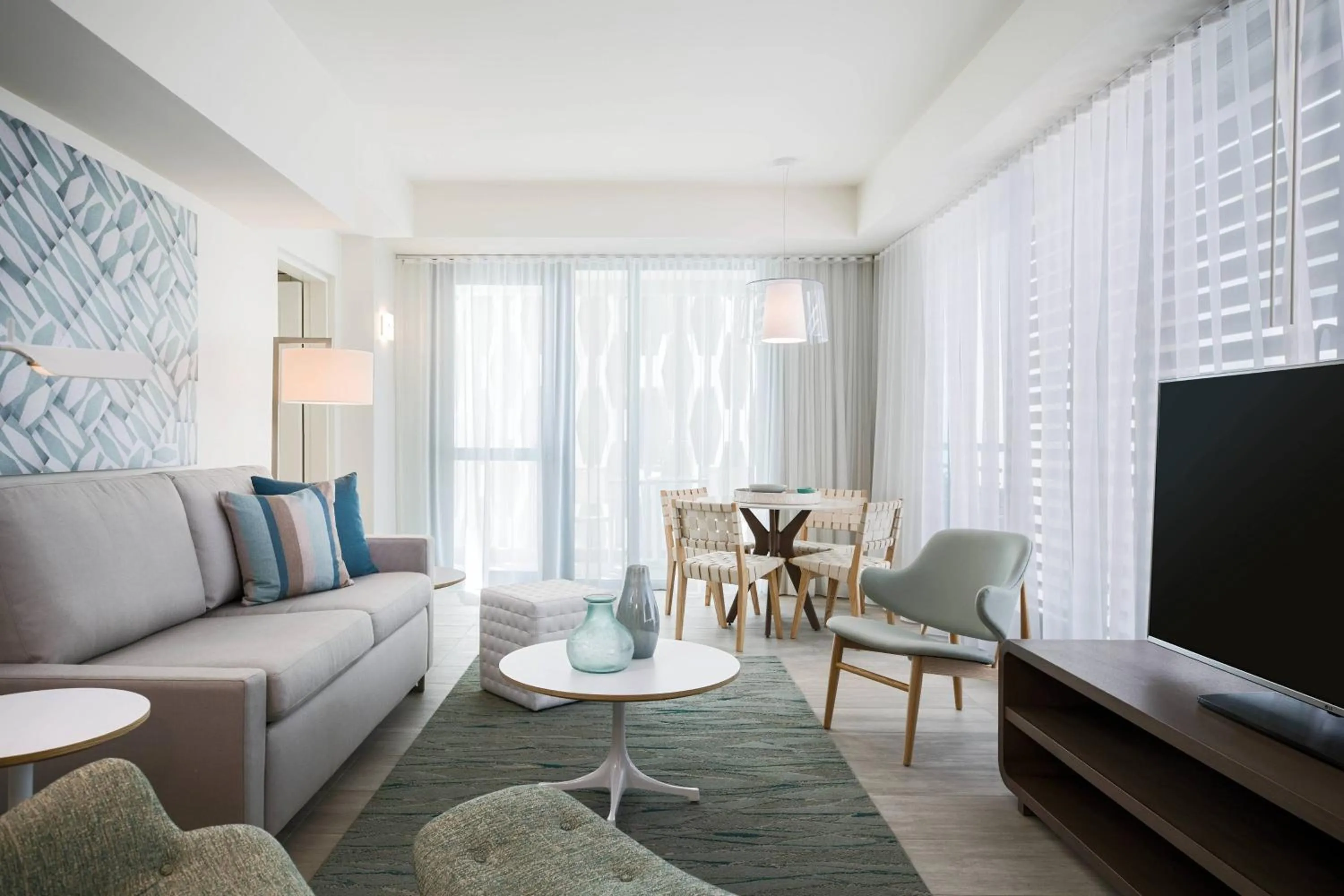 Living room in La Concha Resort, Puerto Rico, Autograph Collection