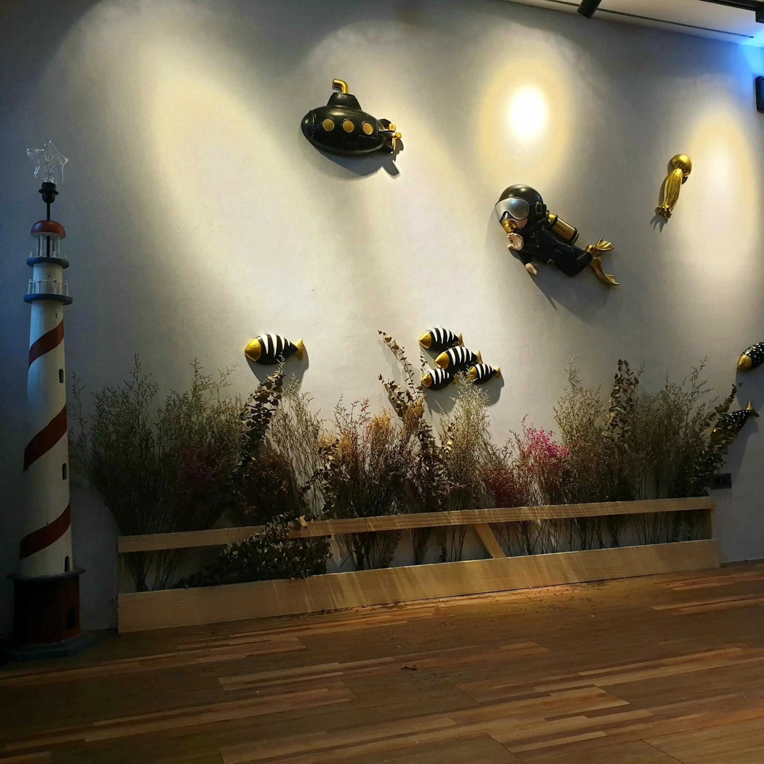 Decorative detail in Slow Wow Hot Spring Hotel