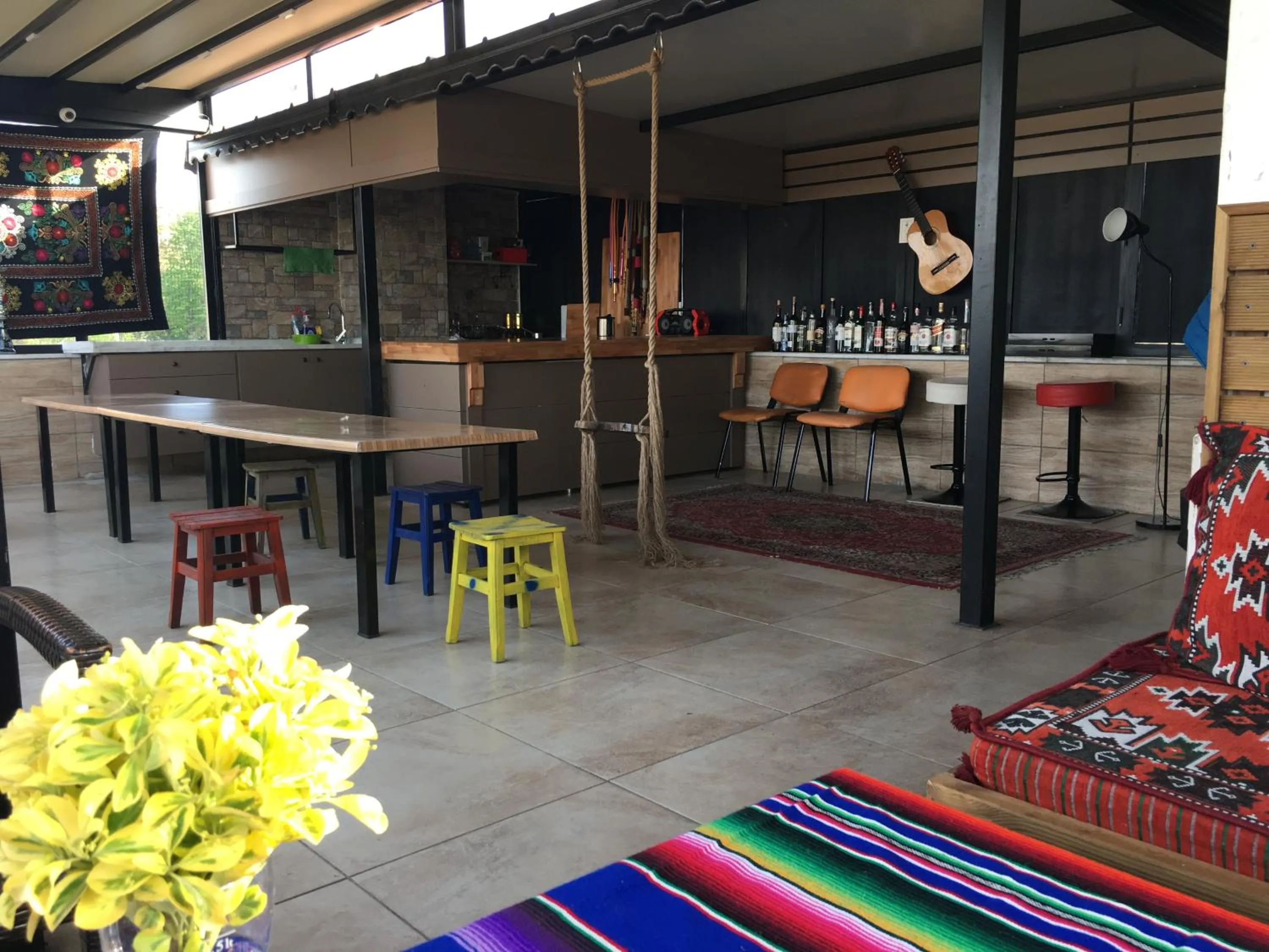 BBQ facilities in Second Home Hostel