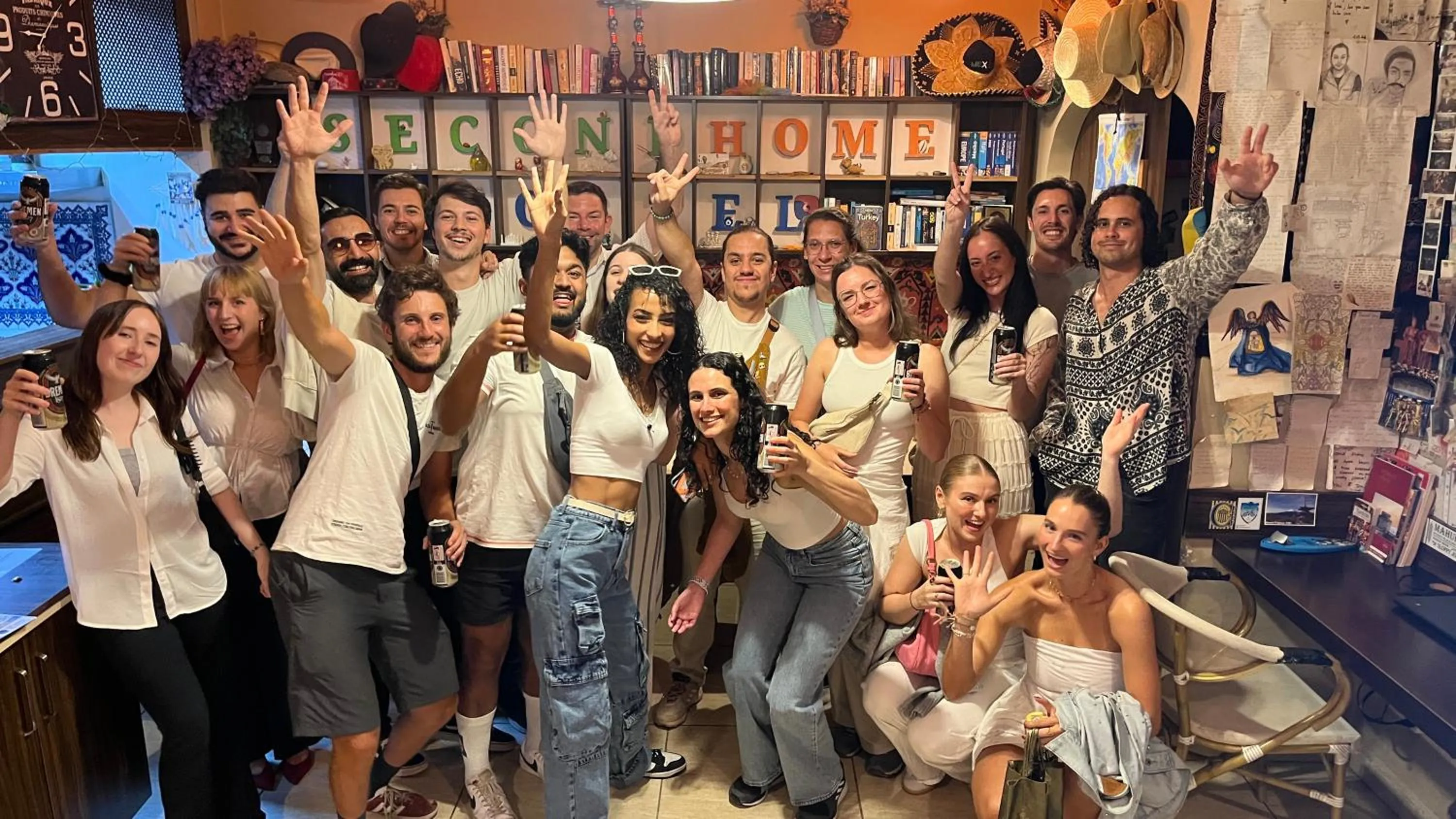 Guests in Second Home Hostel