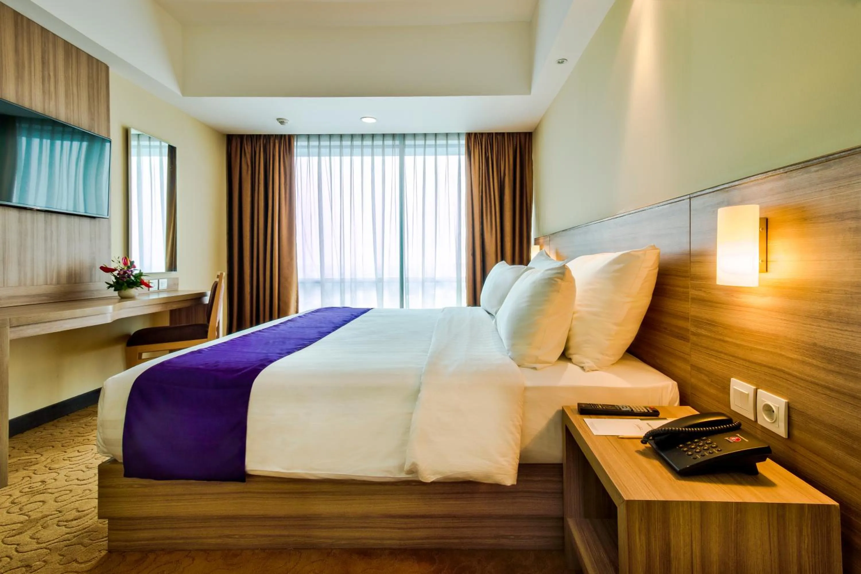 Bedroom, Bed in Hotel Horison Ultima Bekasi