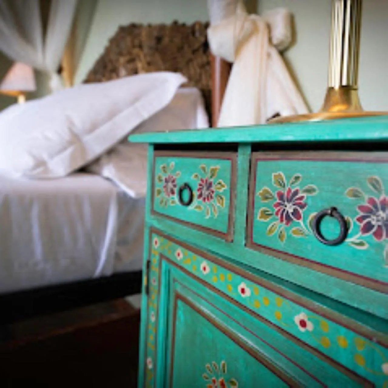 Bed in Villa Ape Rosa Relais