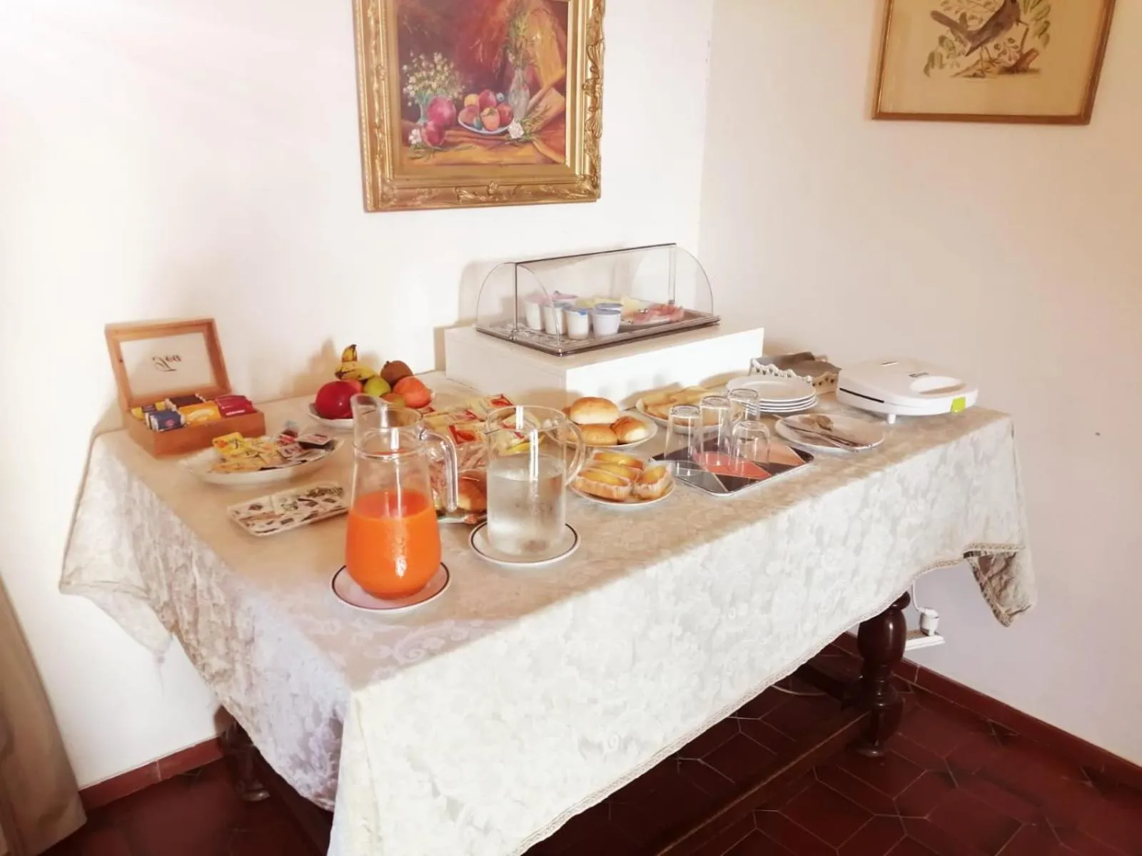 Breakfast in Villa Ape Rosa Relais