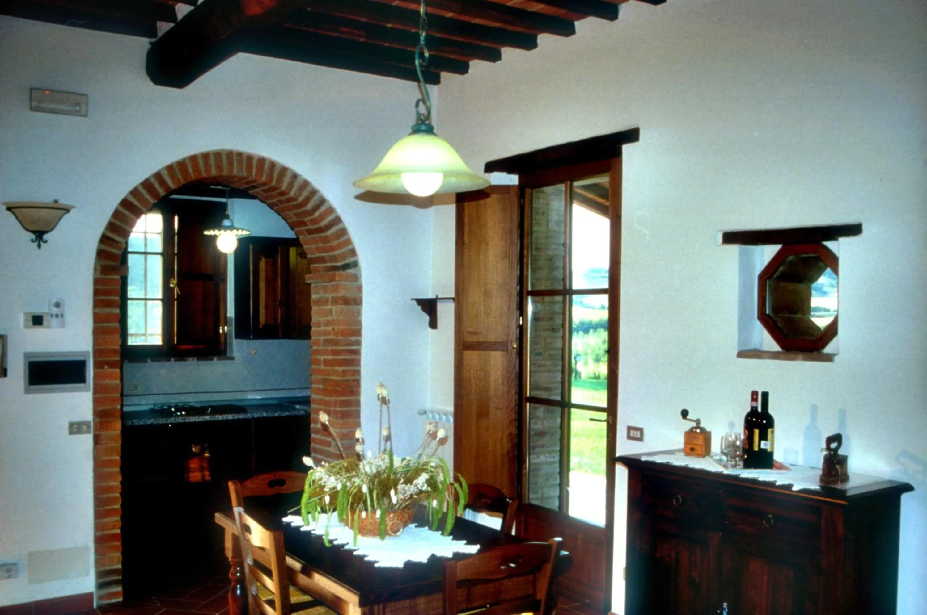 Kitchen or kitchenette in Podere La Chiusella B&B