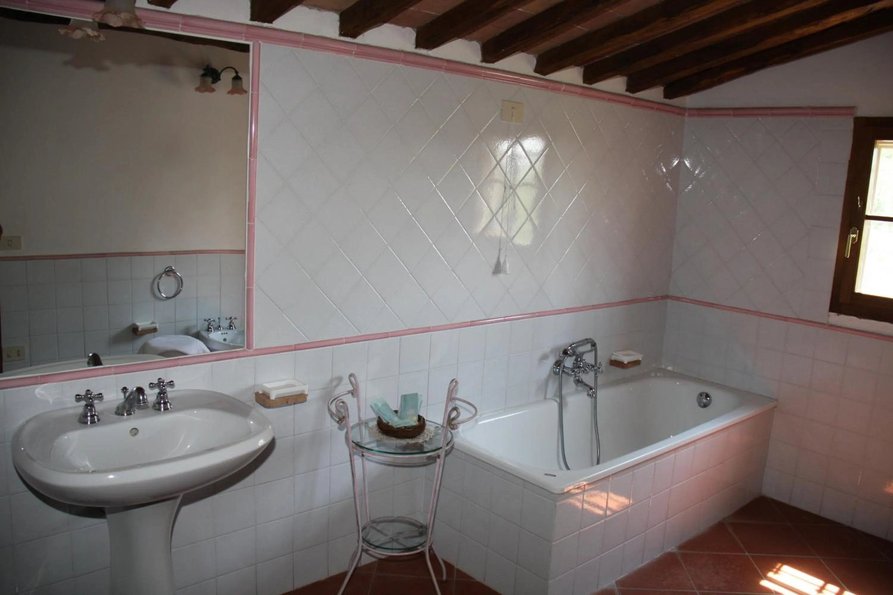 Bathroom in Podere La Chiusella B&B