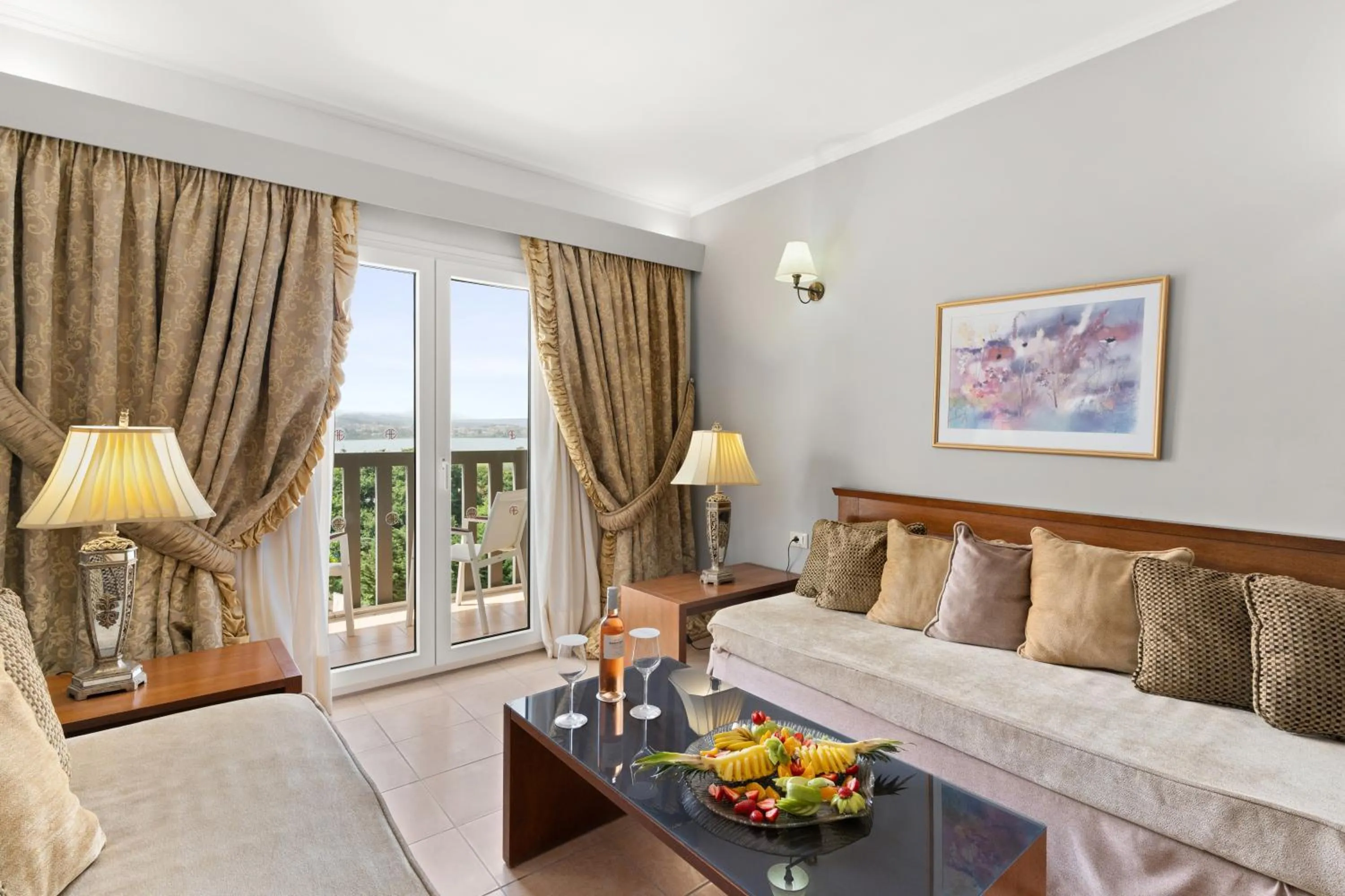 Seating area in Ariti Grand Hotel