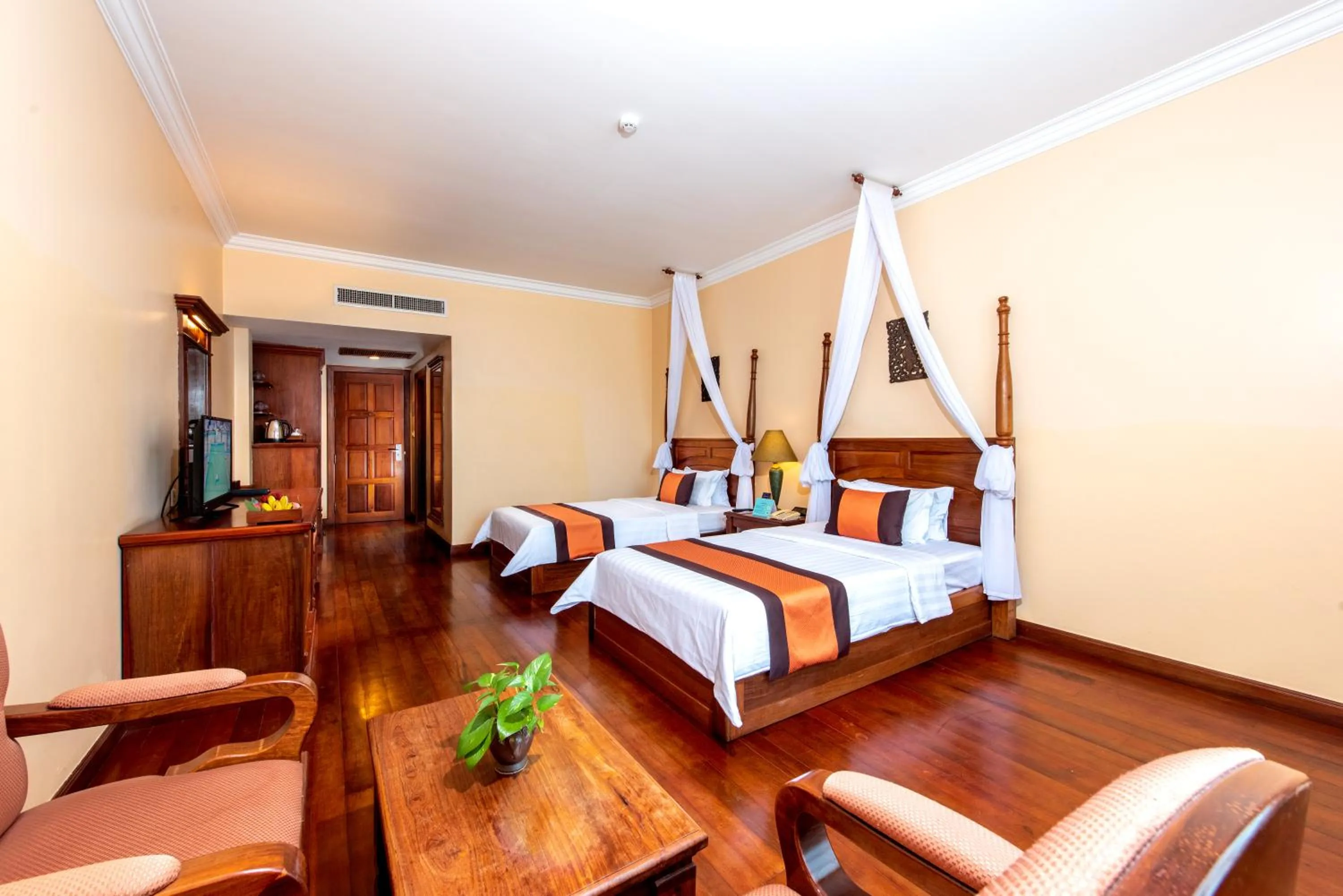 Bed in Pacific Hotel & Spa