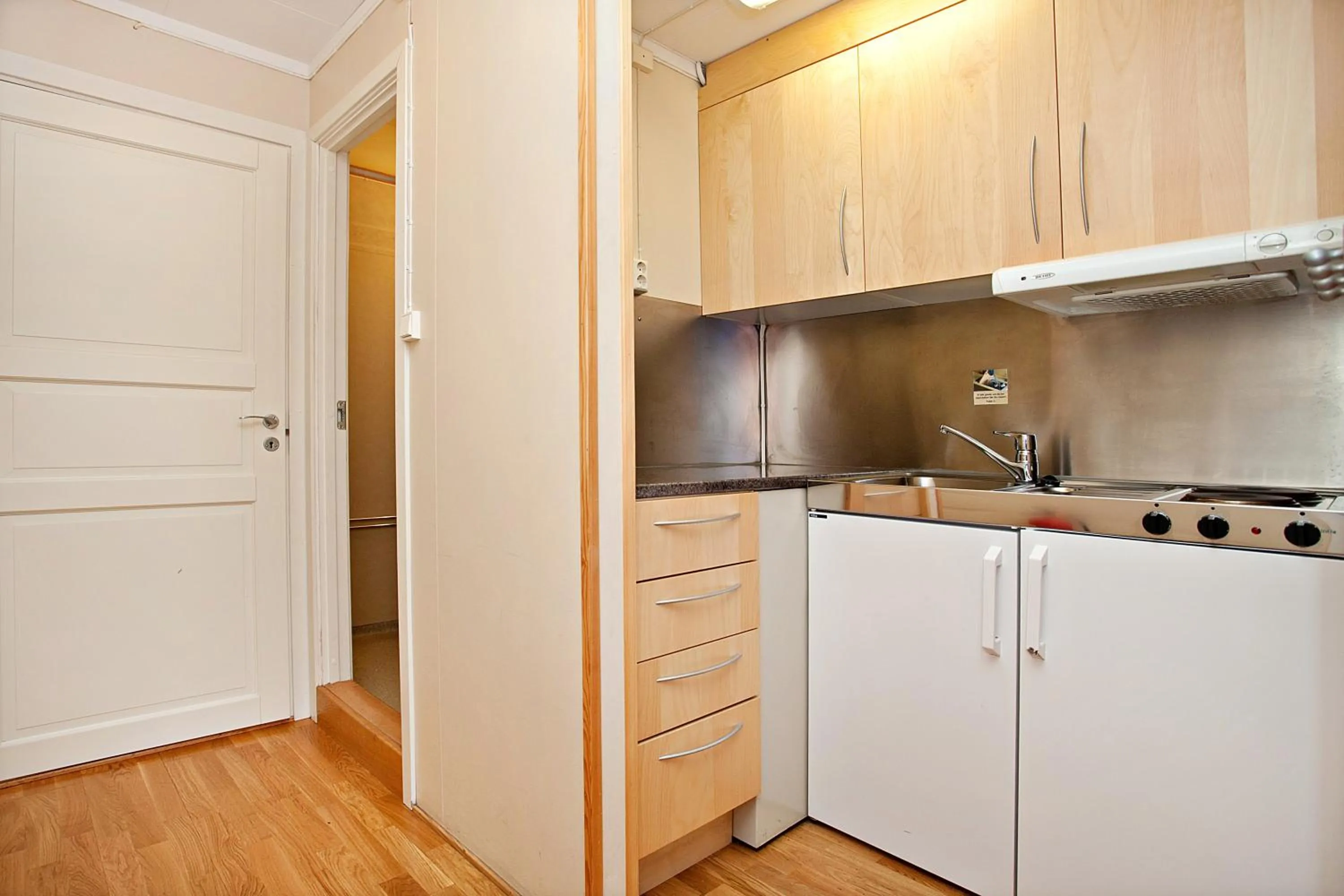 Kitchen or kitchenette in Sandmoen Bed & Breakfast, Free Parking