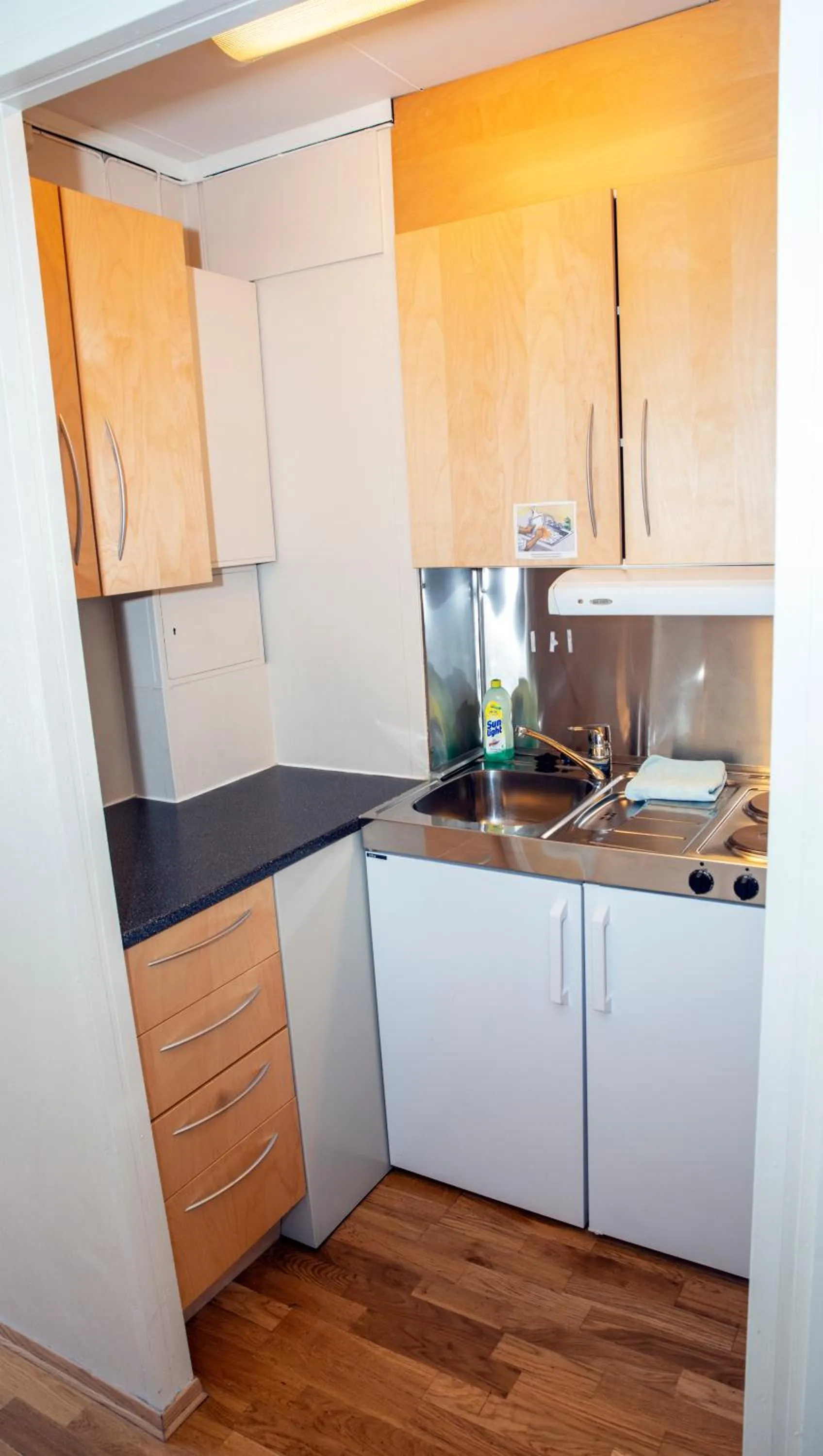Kitchen or kitchenette in Sandmoen Bed & Breakfast, Free Parking