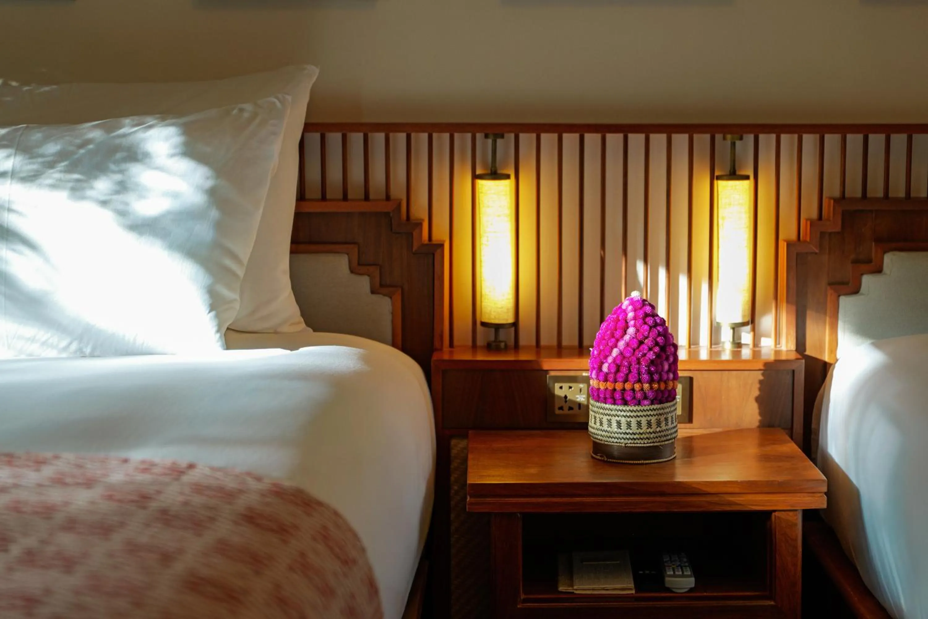 Bed in La Résidence Phou Vao