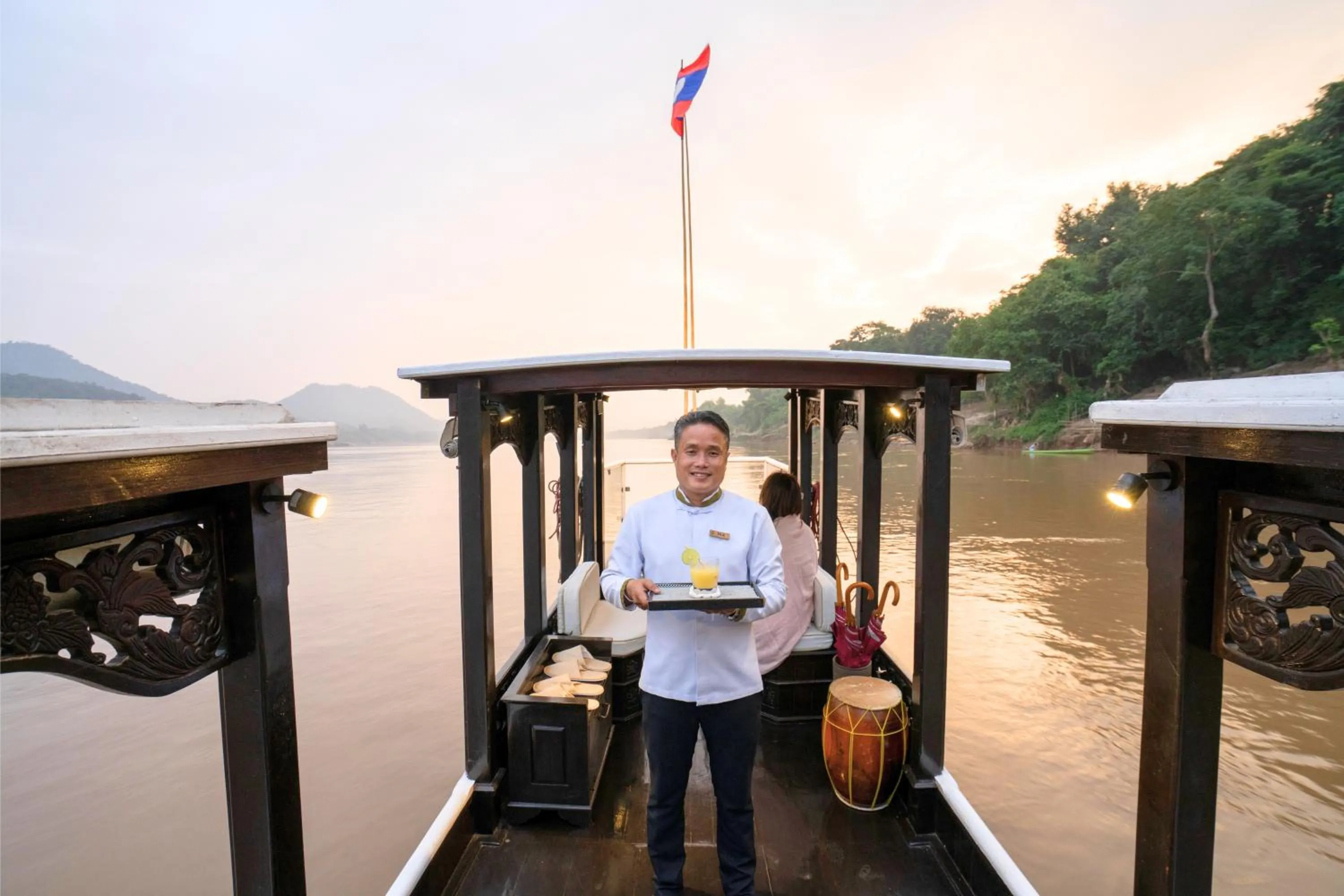 Dining area in La Résidence Phou Vao