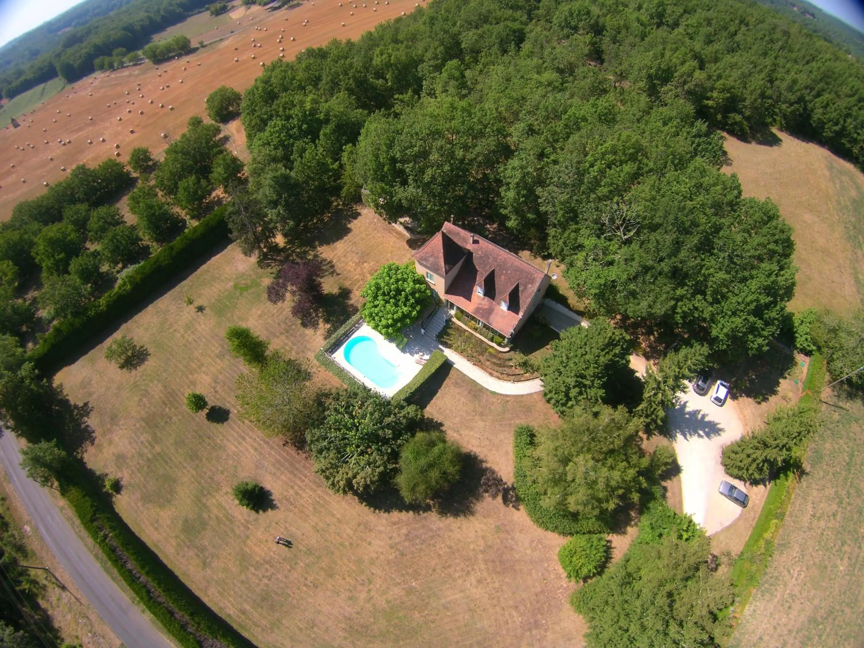 Bird's eye view in Les Feuillantines Perigord Noir