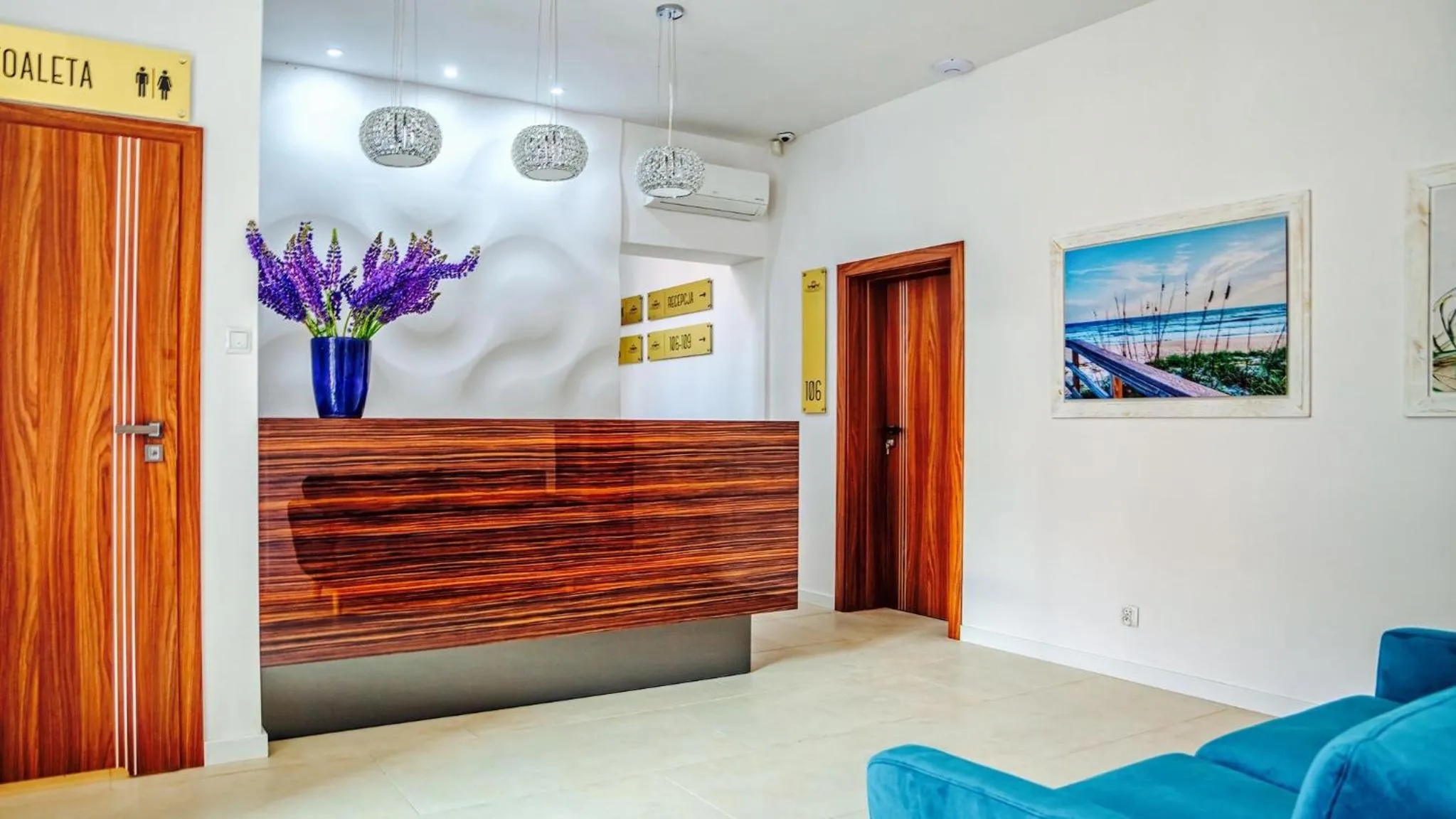 Lobby or reception in Apartamenty Bałtyckie - Grand Baltic - WIFI, Klimatyzacja, Sala Zabaw, Taras wypoczynkowy, centrum Ustki