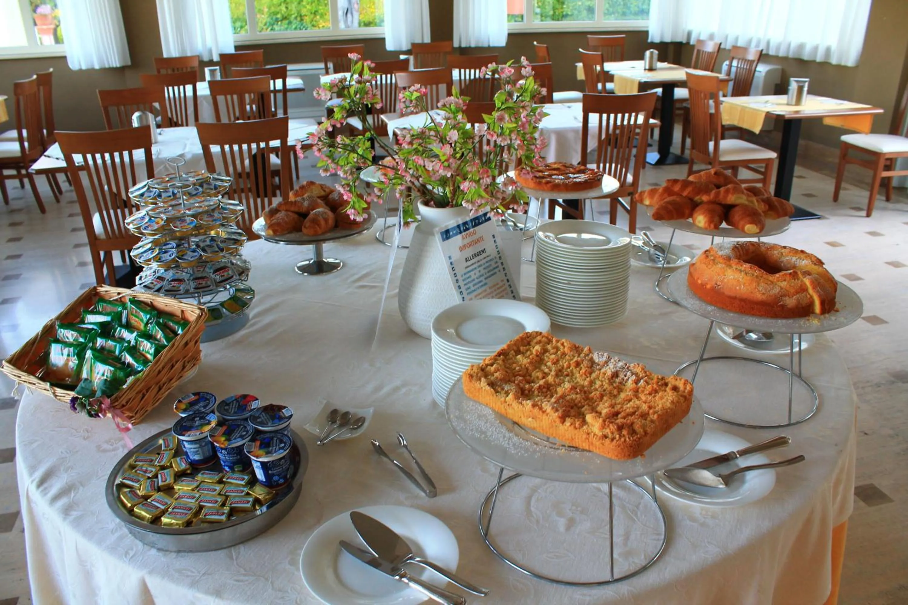 Italian breakfast in Il Parco Sul Mare Resort & SPA