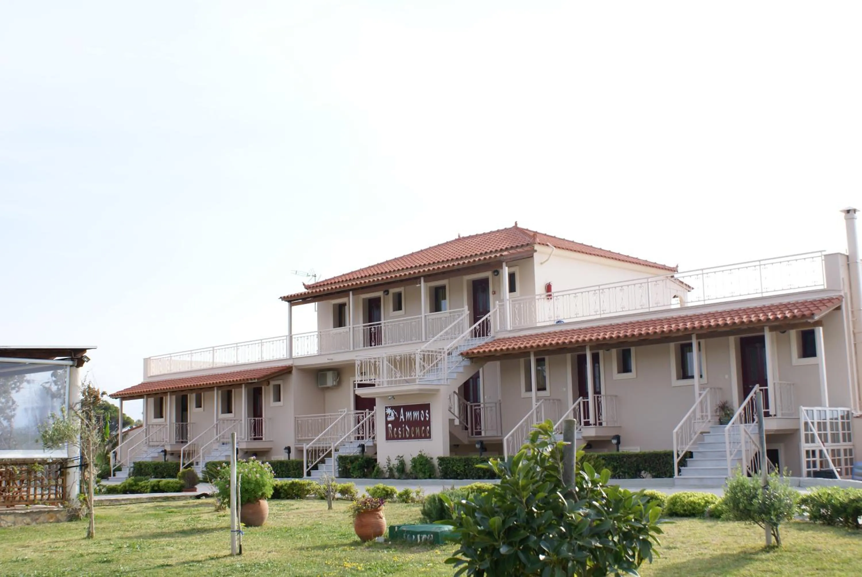 Facade/entrance in Ammos Residence