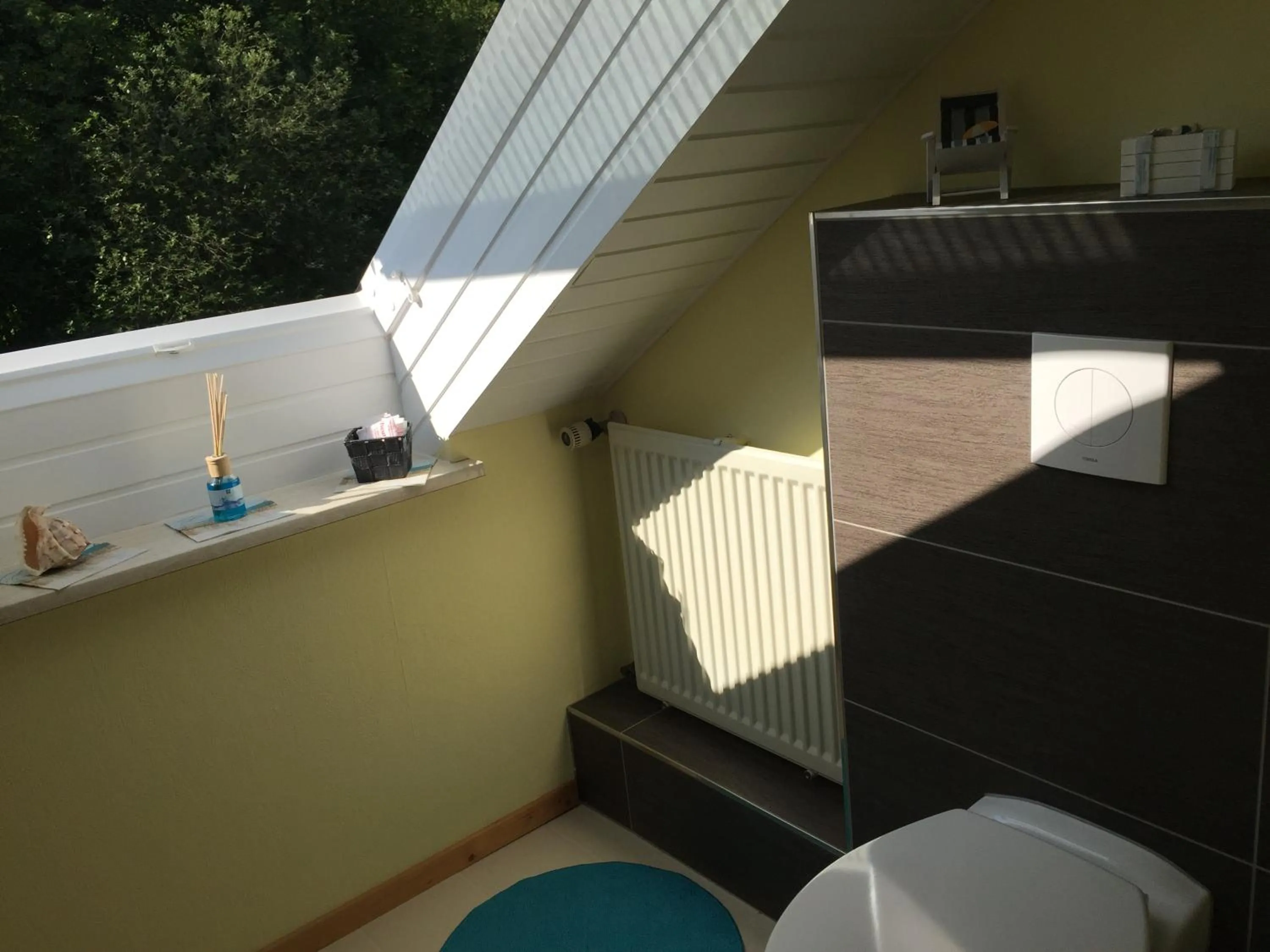 Toilet in Gästehaus Am Radweg