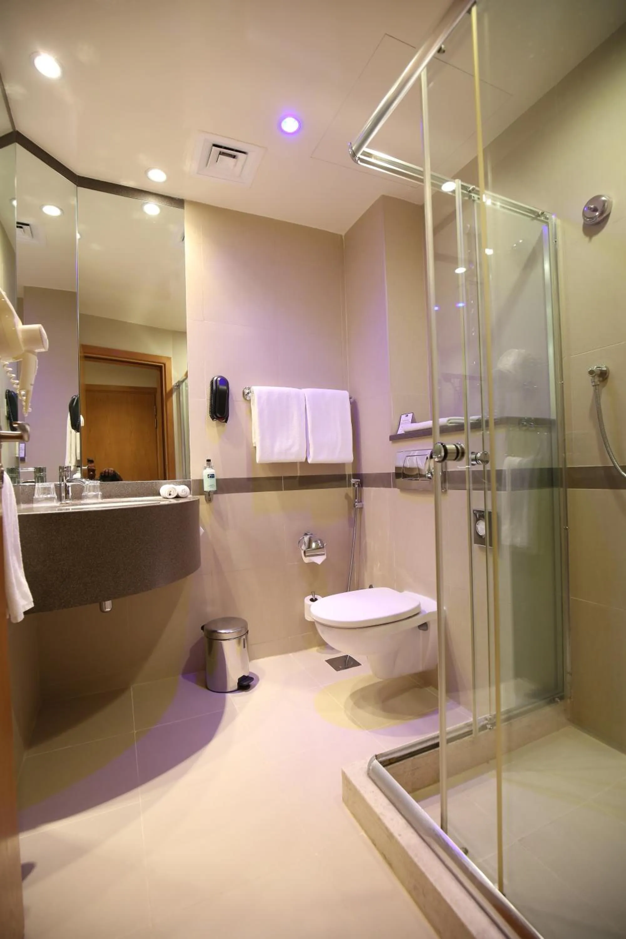 Shower in Holiday Inn Express Dubai Airport by IHG