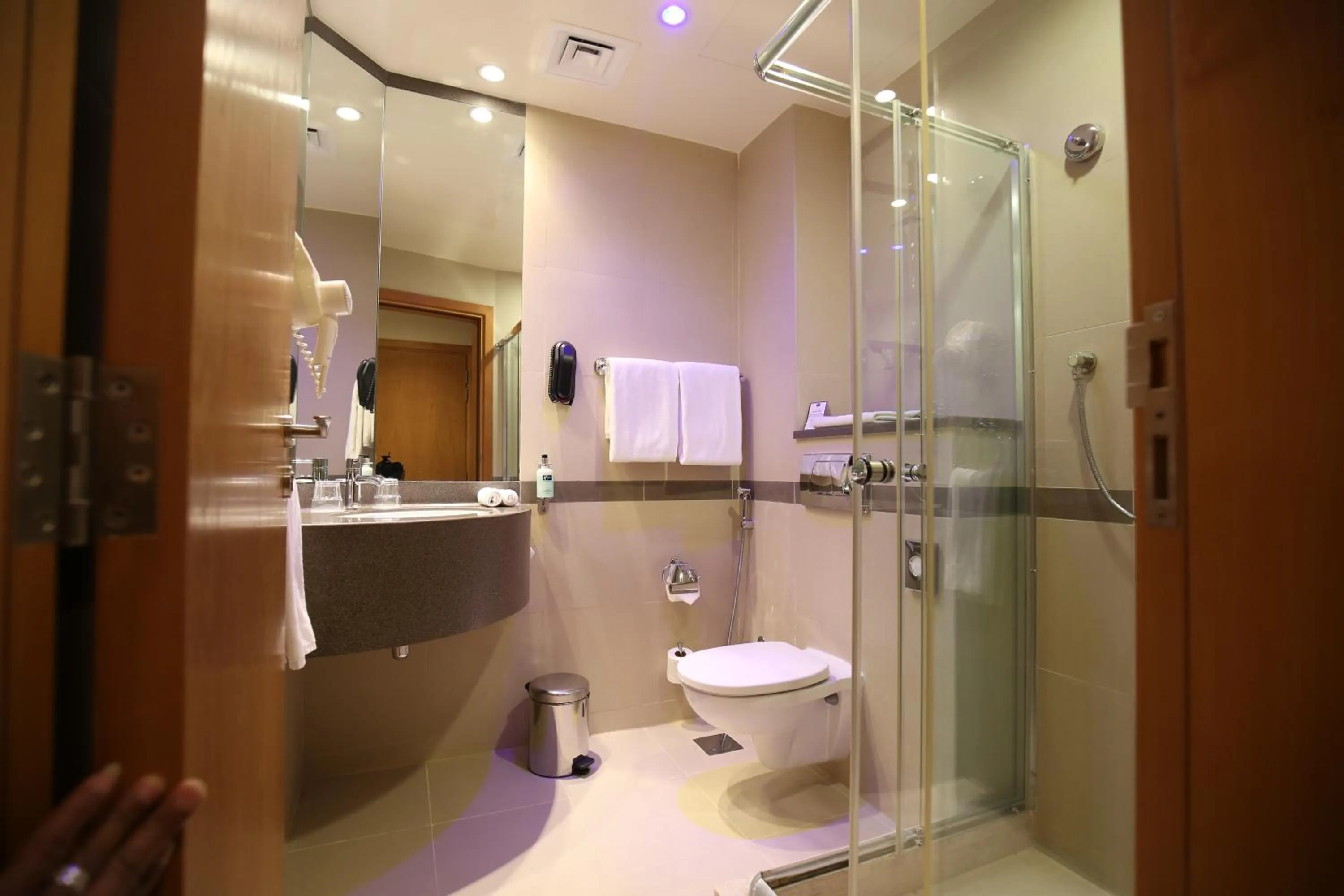 Shower in Holiday Inn Express Dubai Airport by IHG
