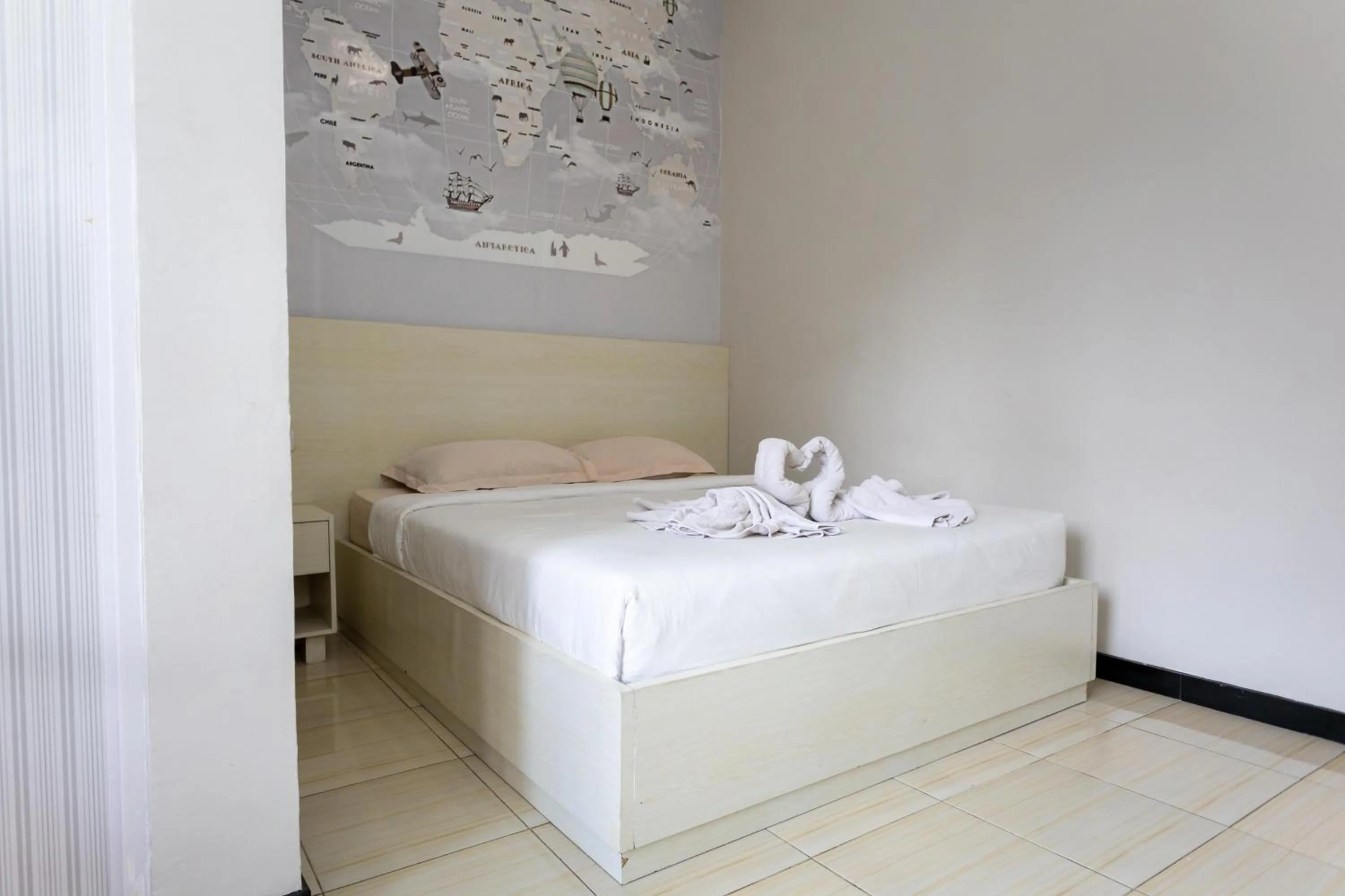 Bed in Batuque Town Villa