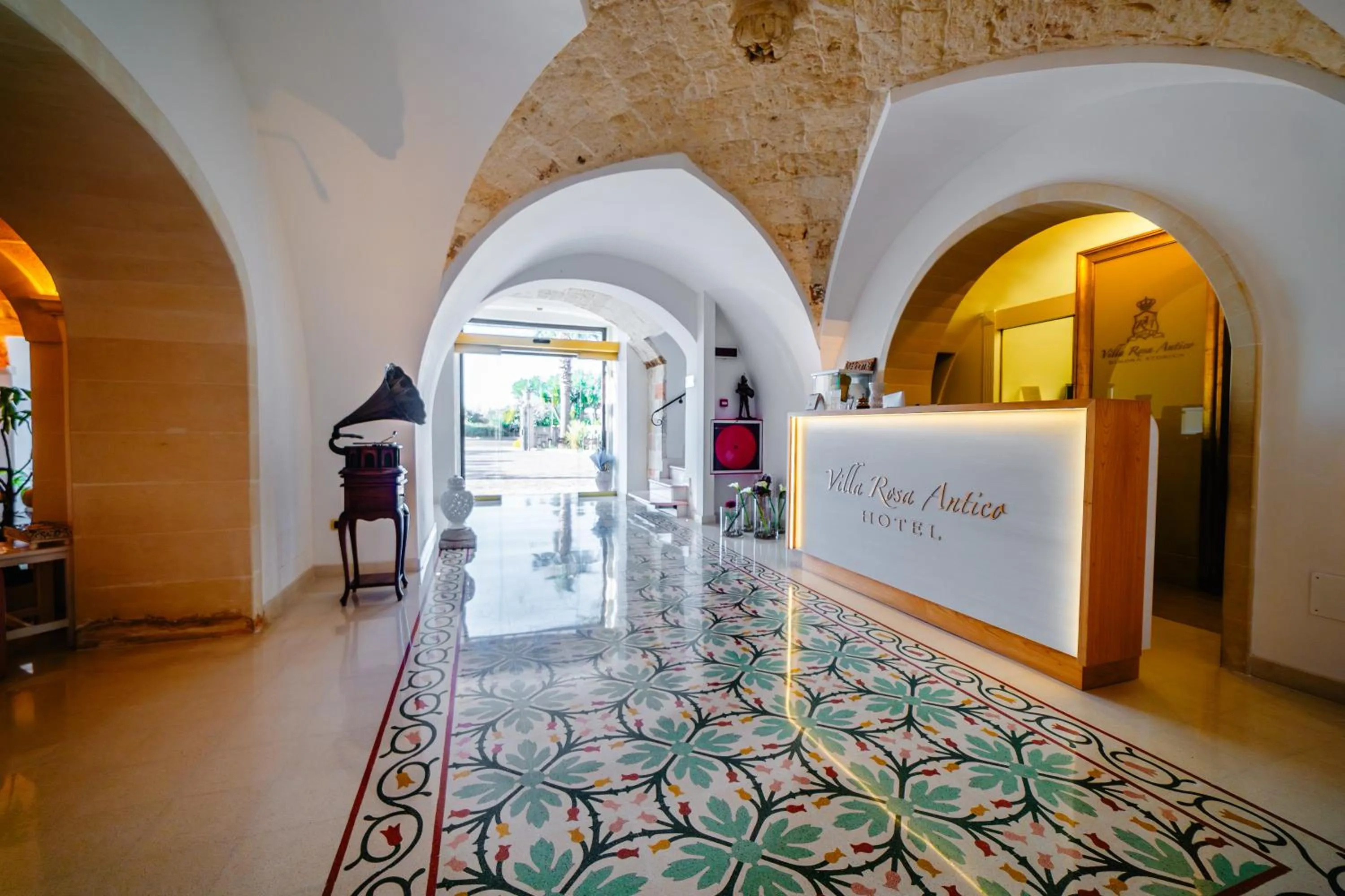 Lobby or reception in Villa Rosa Antico Dimora Storica