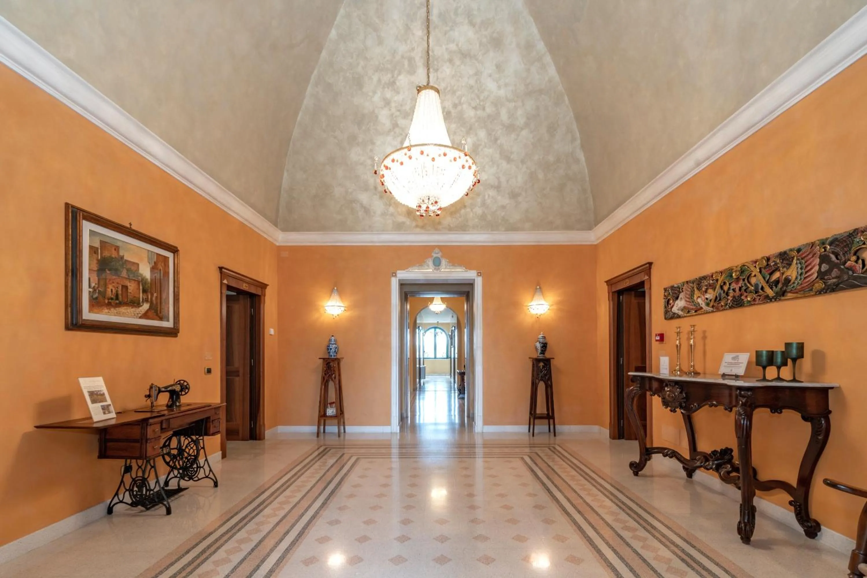 Lobby or reception in Villa Rosa Antico Dimora Storica