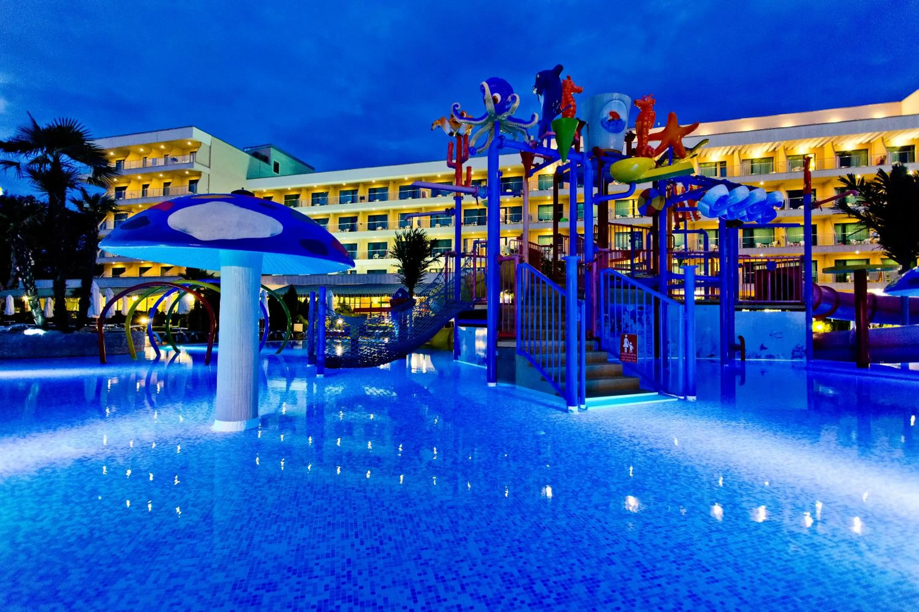 Aqua park in DIT Evrika Beach Club Hotel - All Inclusive
