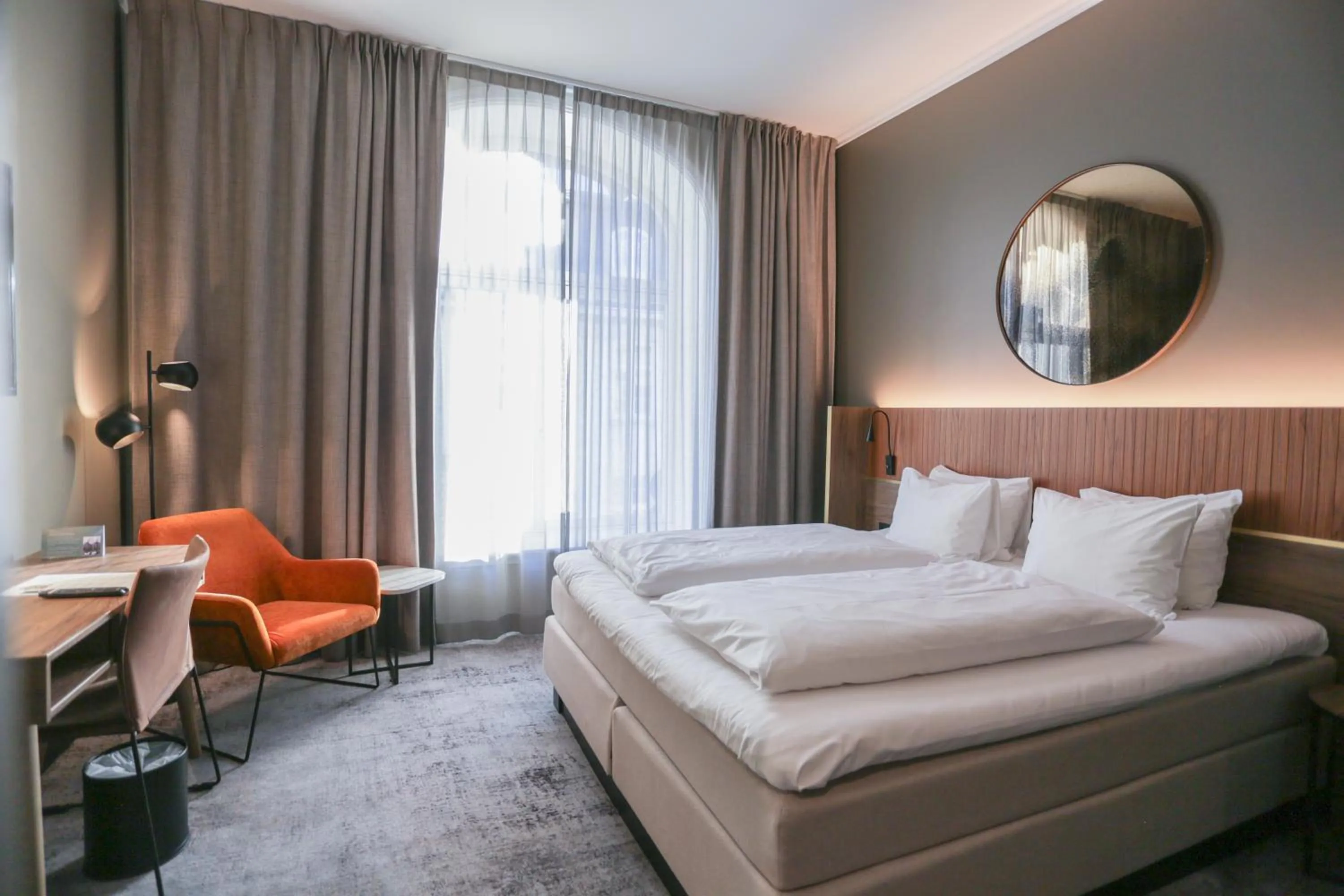 Bed in Karl Johan Hotel