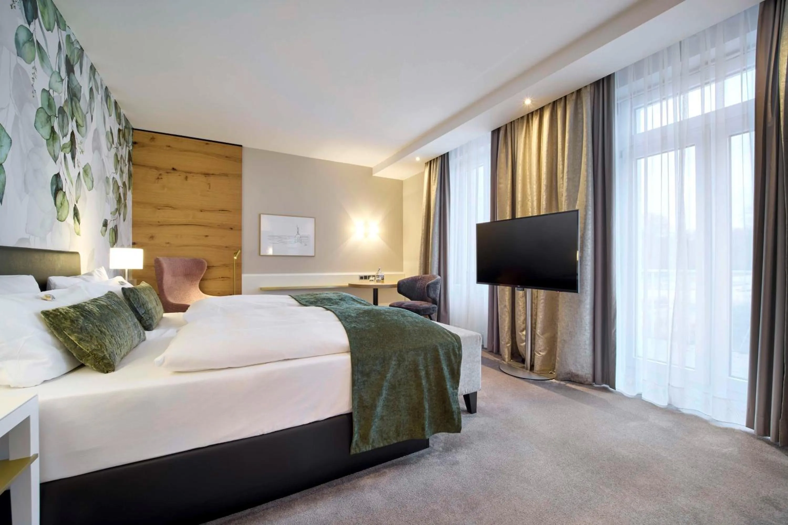 Bedroom, Bed in Best Western Premier Park Hotel & Spa