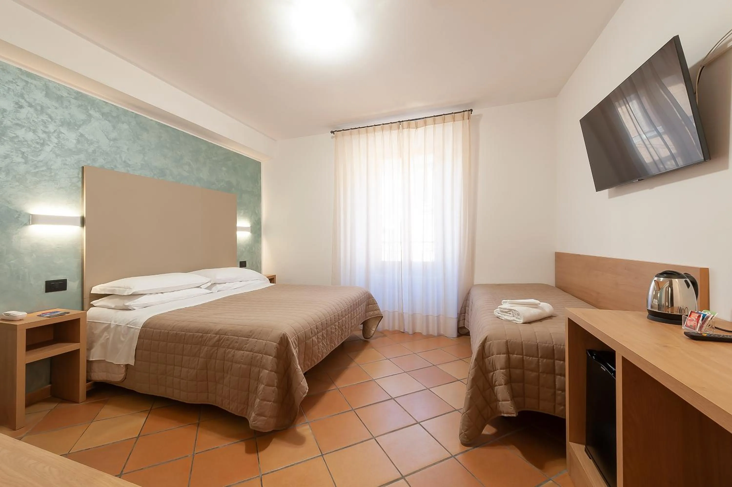 Bedroom, Bed in Hotel Sole