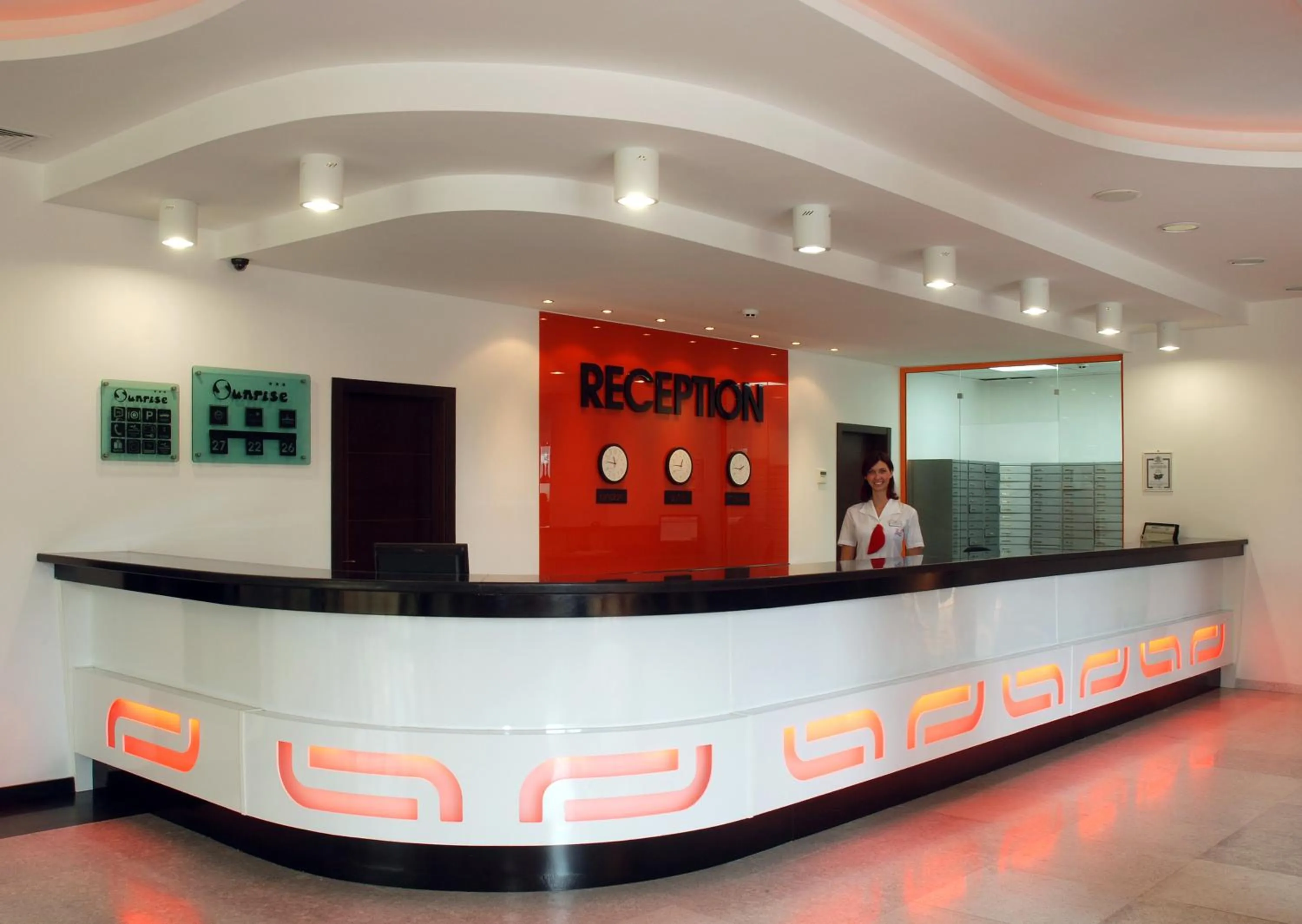 Lobby or reception in Hotel Sunrise Golden Sands