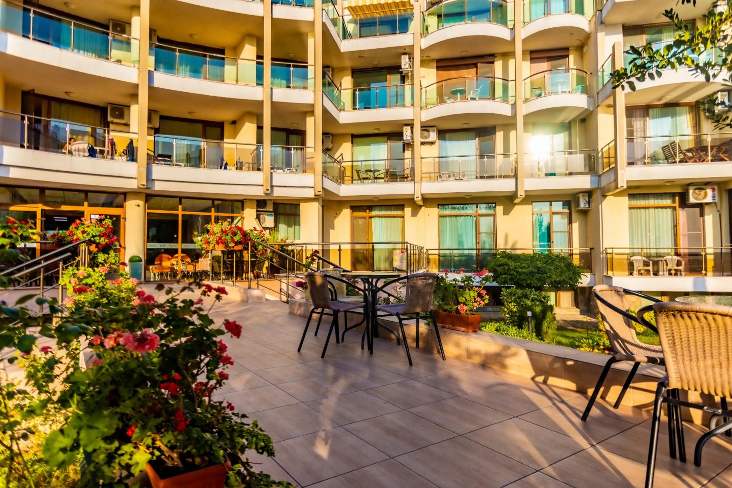 Balcony/Terrace in Aparthotel Hotel Prestige City II