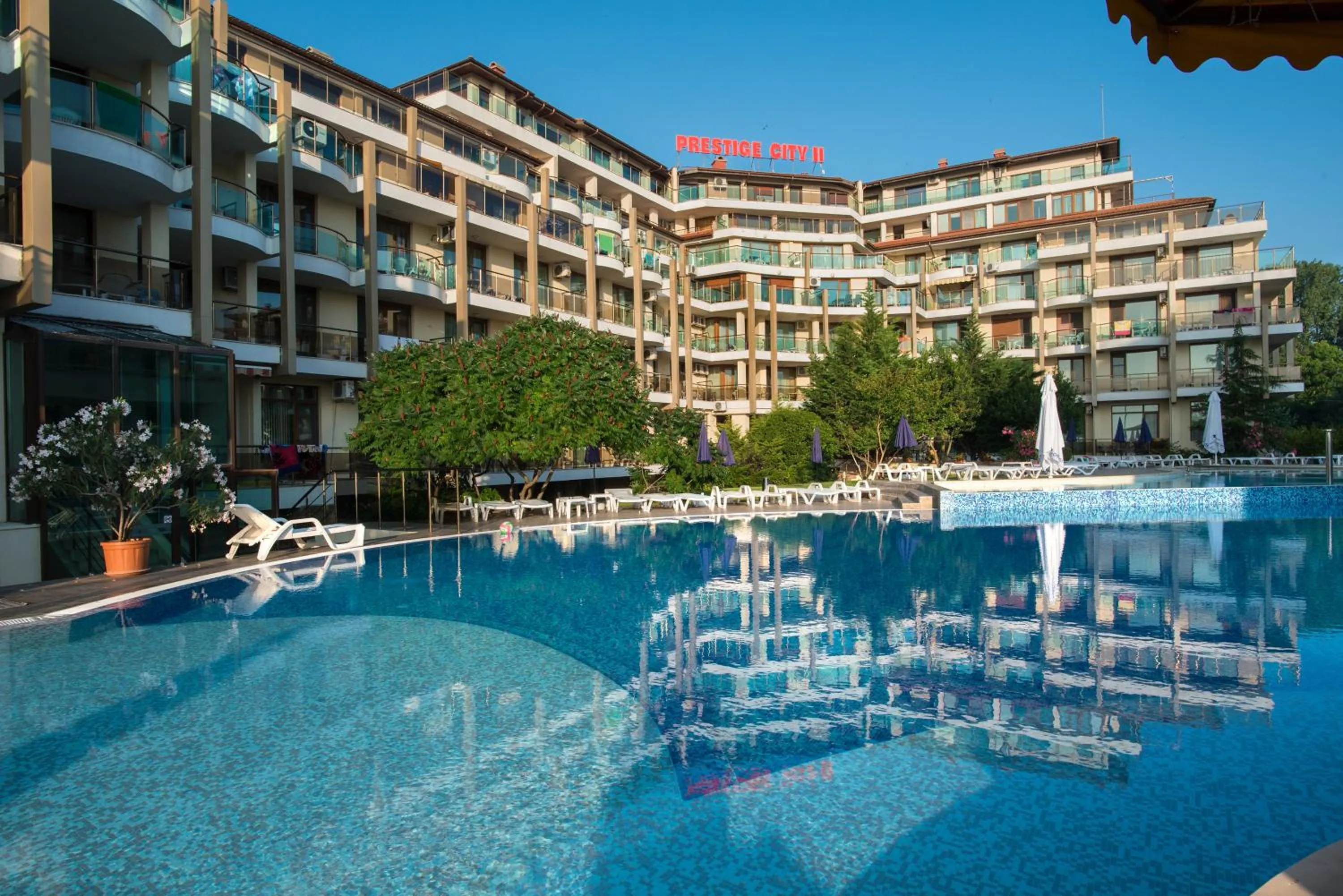 Swimming pool in Aparthotel Hotel Prestige City II