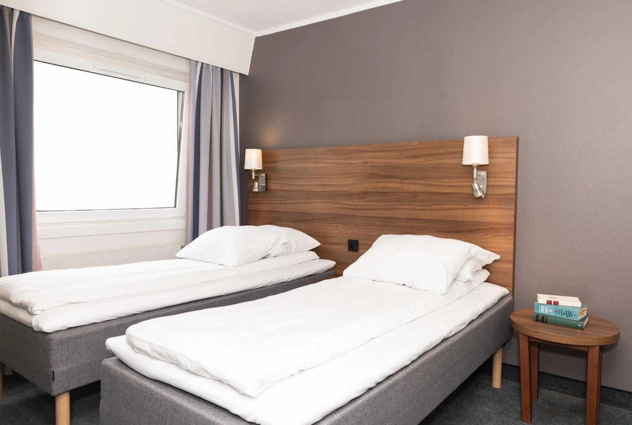 Bed in Thon Hotel Backlund