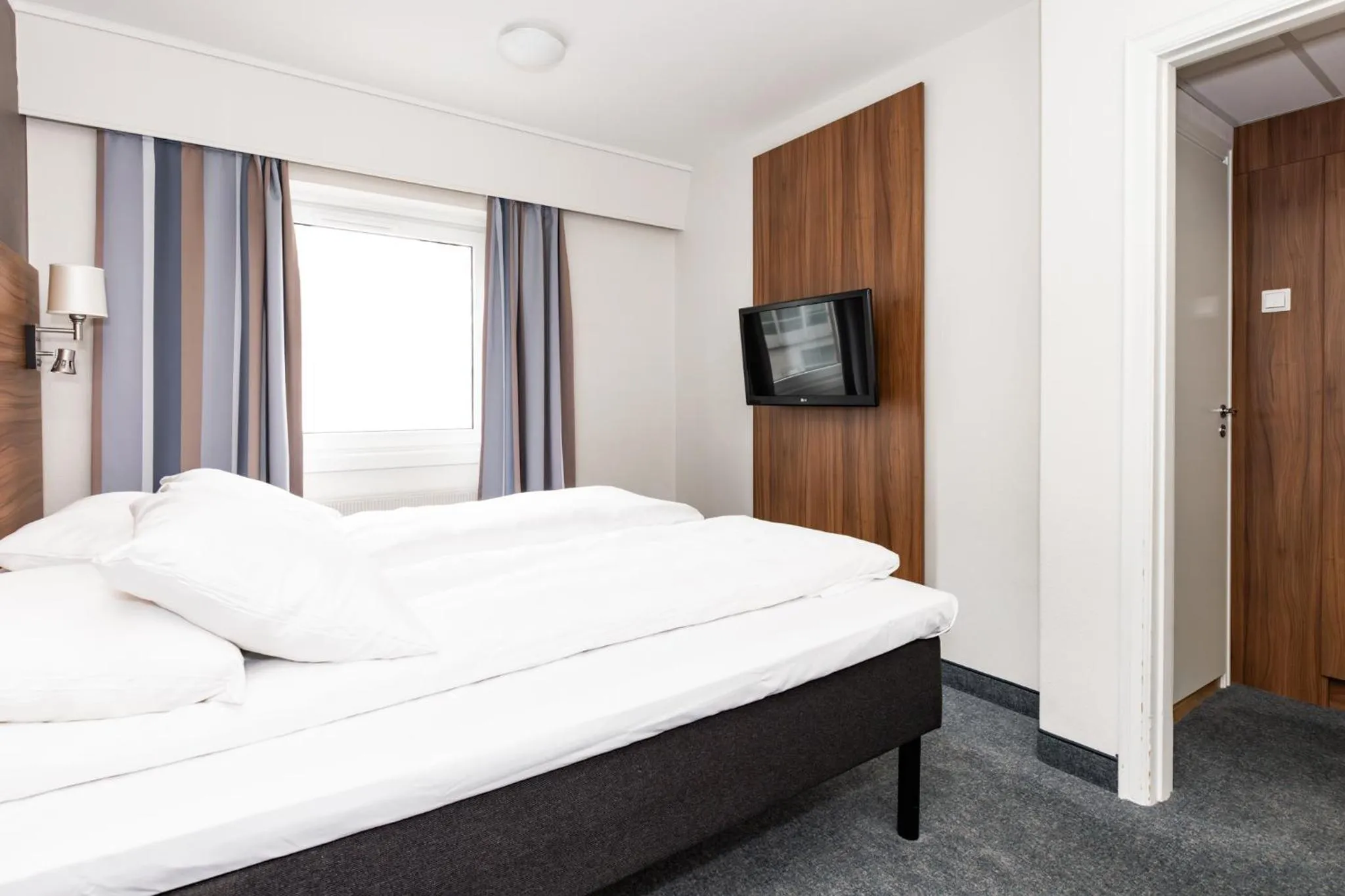 Bed in Thon Hotel Backlund