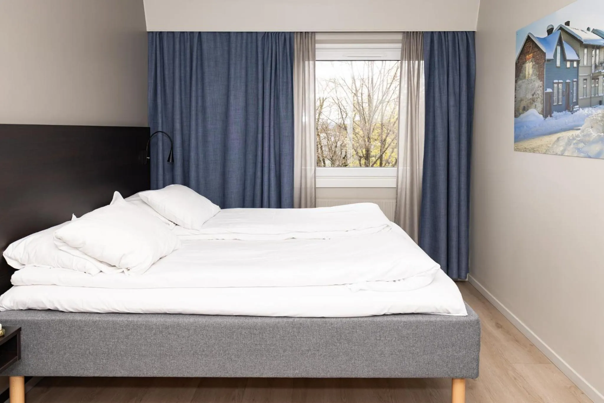 Bed in Thon Hotel Backlund